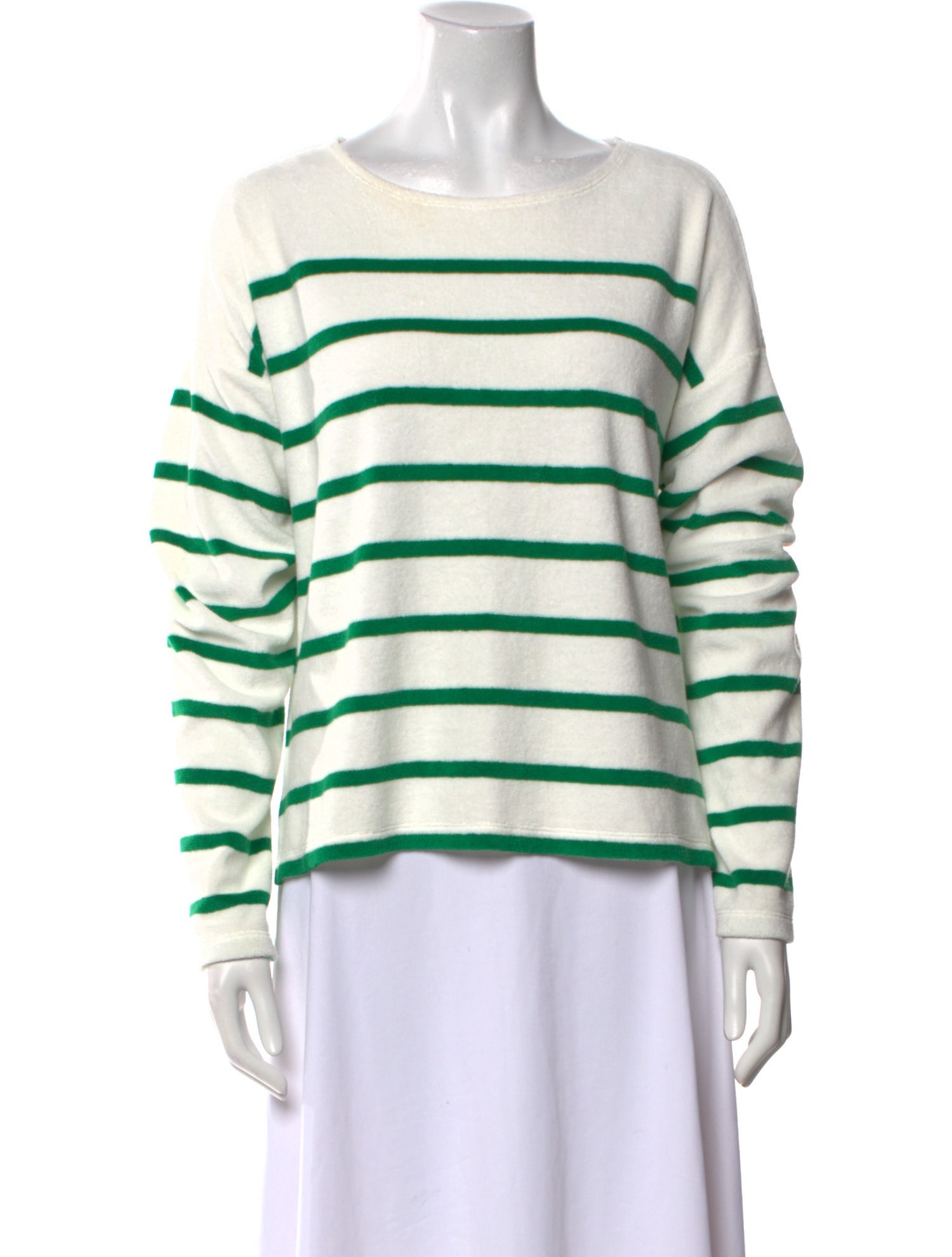 La Ligne Striped Scoop Neck Top