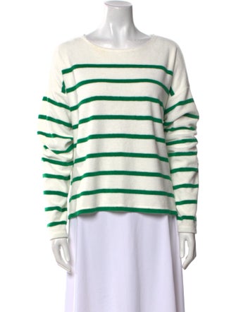 La Ligne Striped Scoop Neck Top