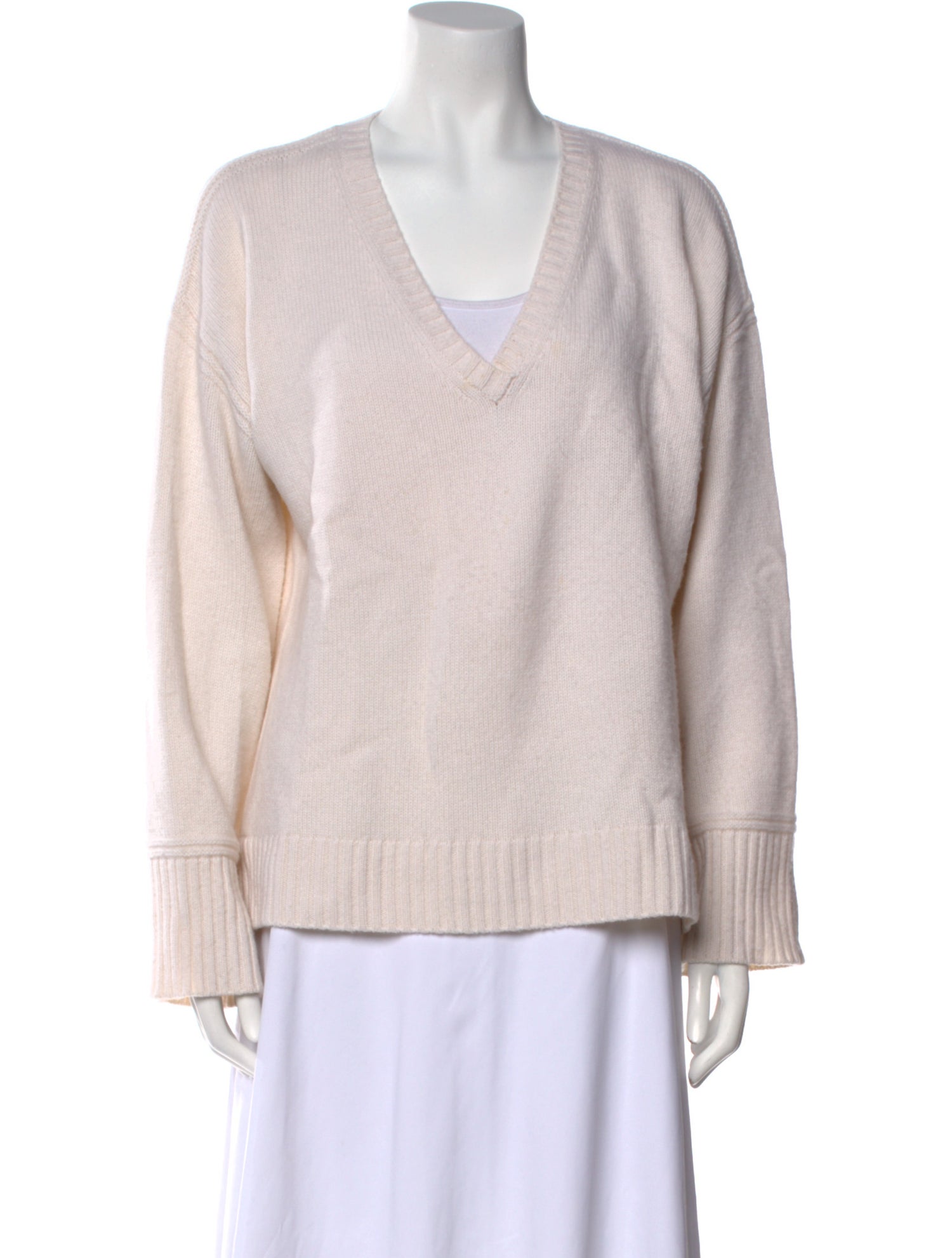 La Ligne Cashmere V-Neck Sweater