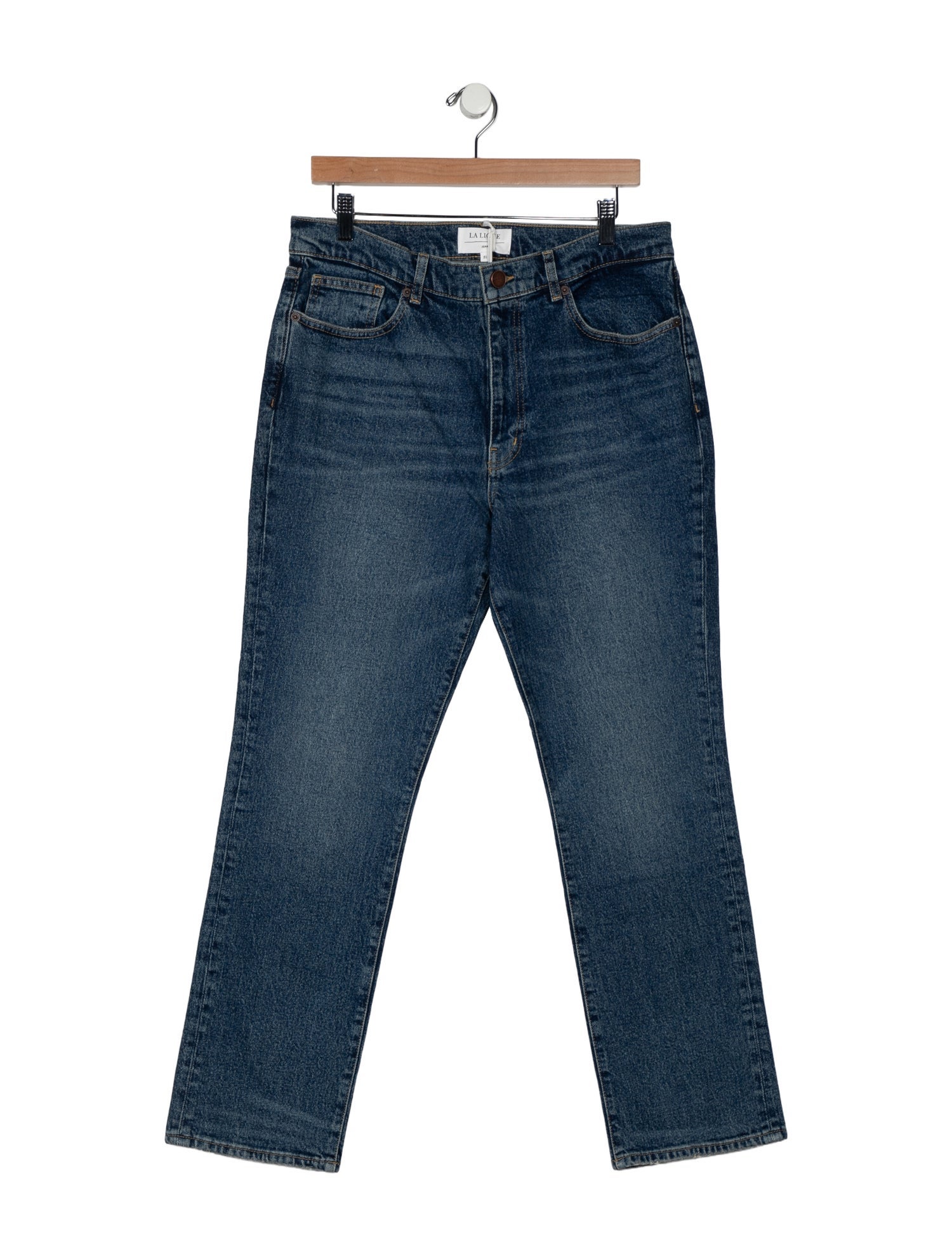 La Ligne High-Rise Straight Leg Jeans w/ Tags