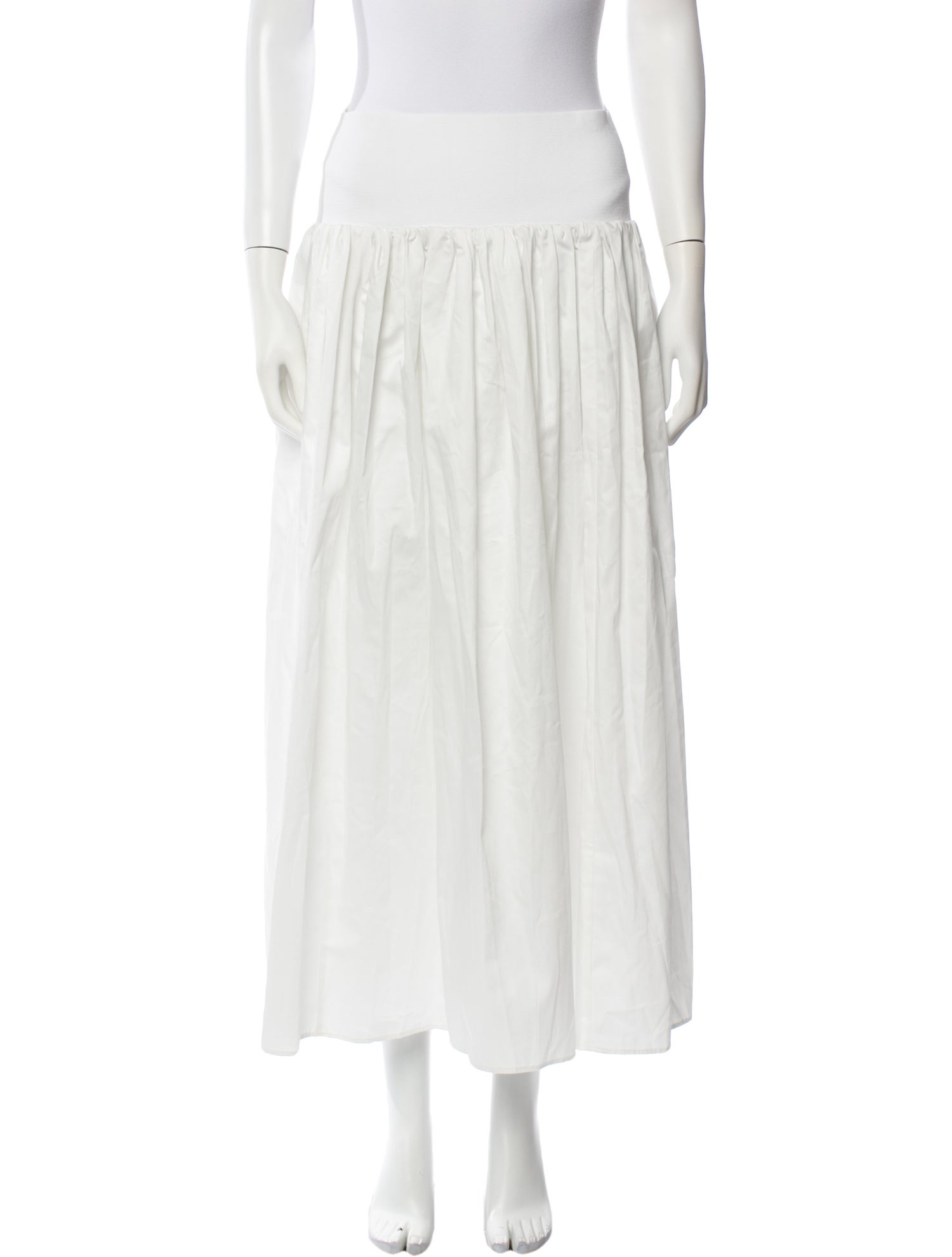 La Ligne Midi Length Skirt