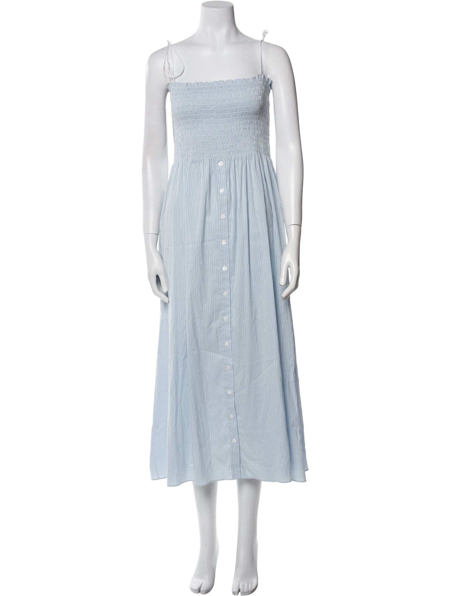 La Ligne Square Neckline Long Dress