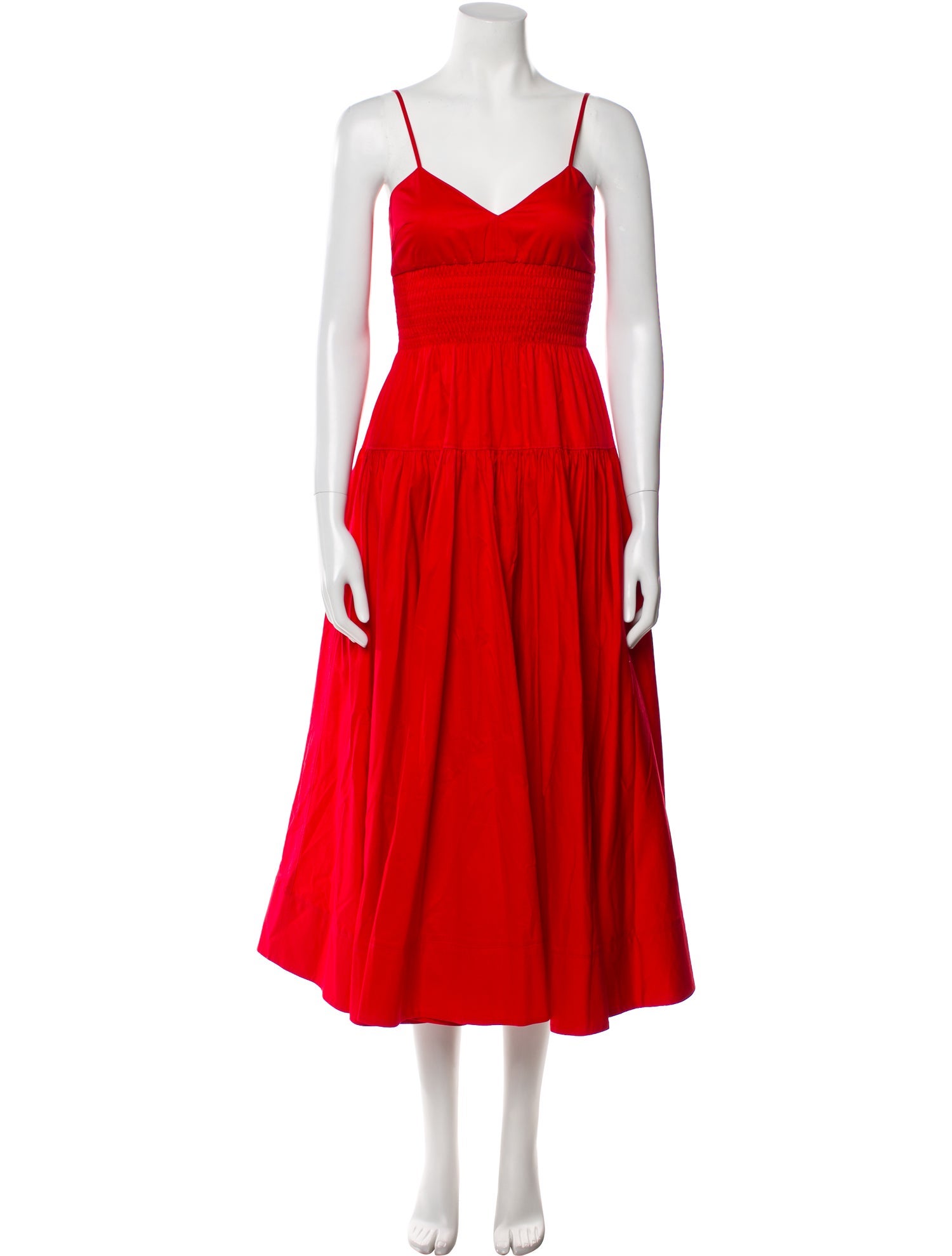 La Ligne V-Neck Long Dress