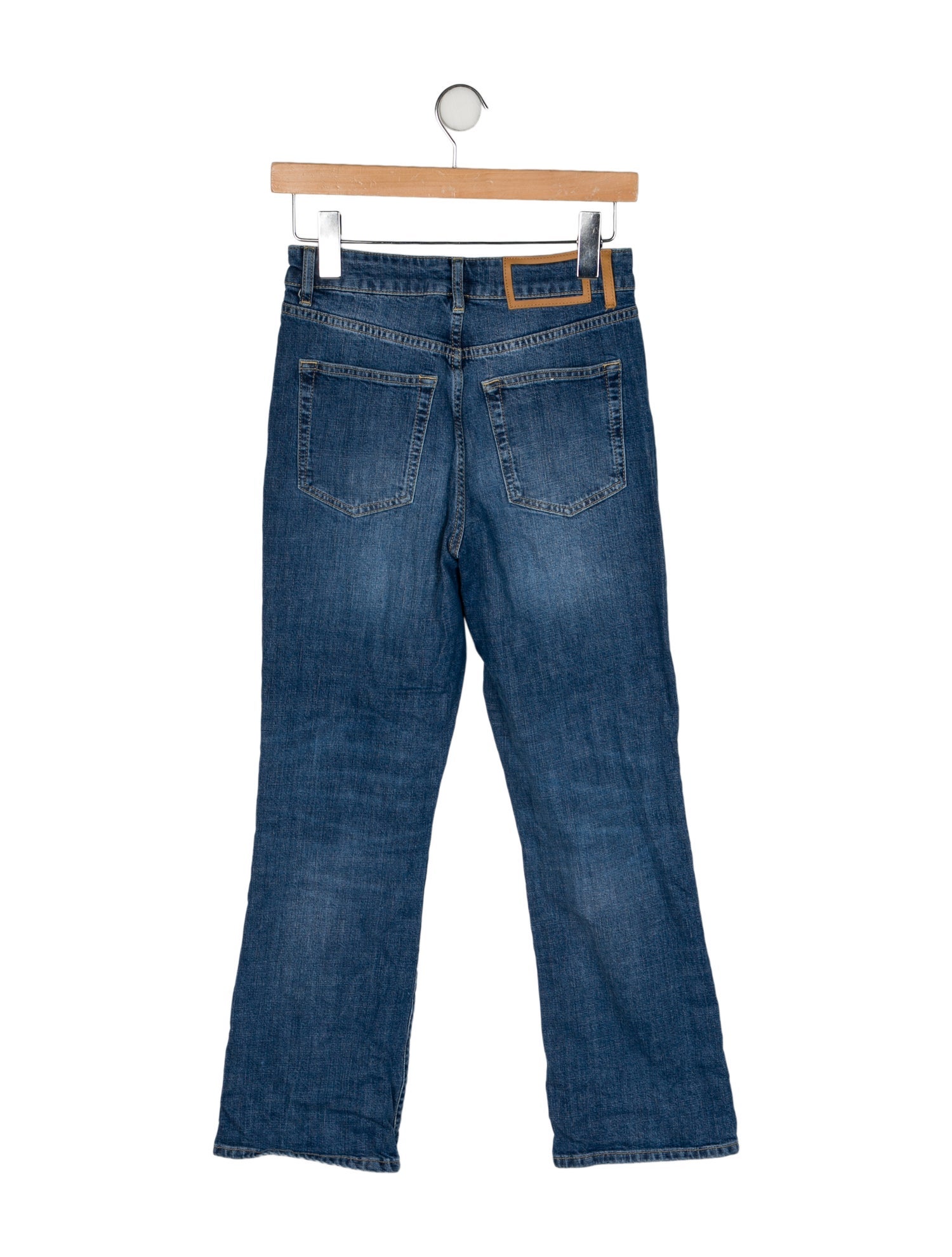 La Ligne Mid-Rise Straight Leg Jeans