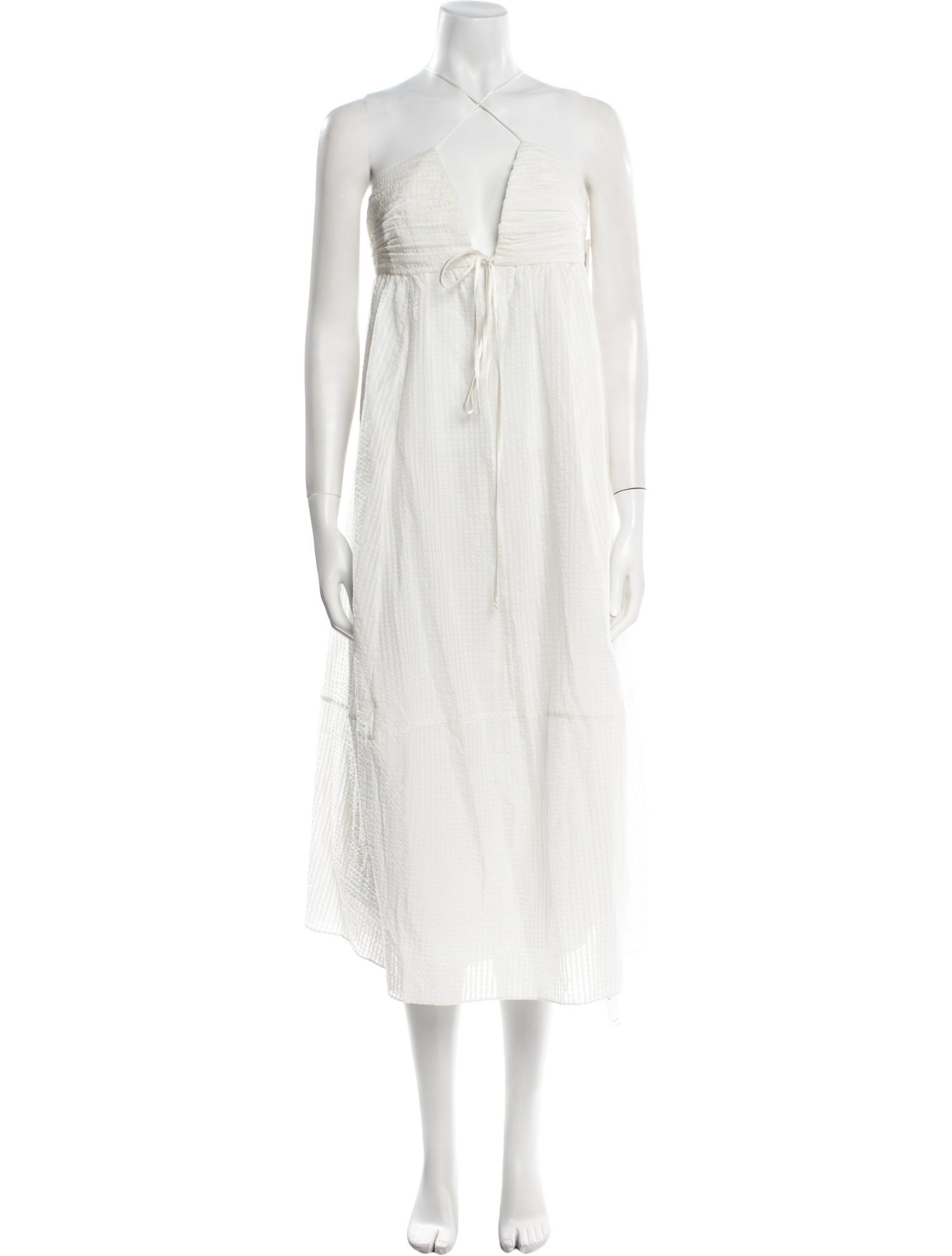 La Ligne Halterneck Midi Length Dress