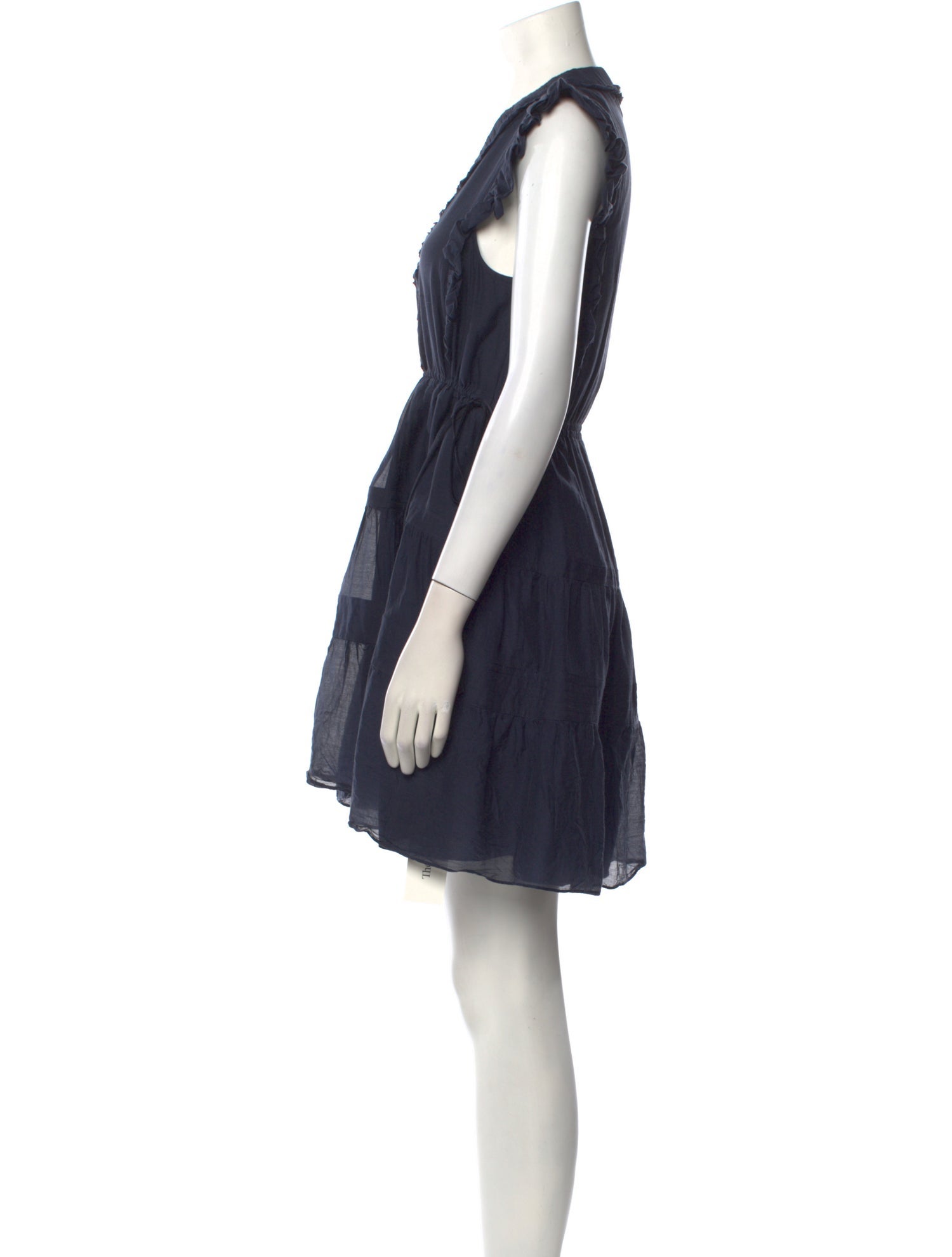 La Ligne V-Neck Mini Dress