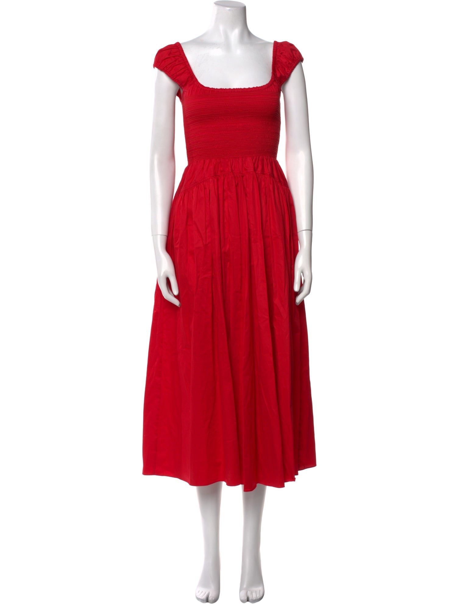 La Ligne Square Neckline Long Dress