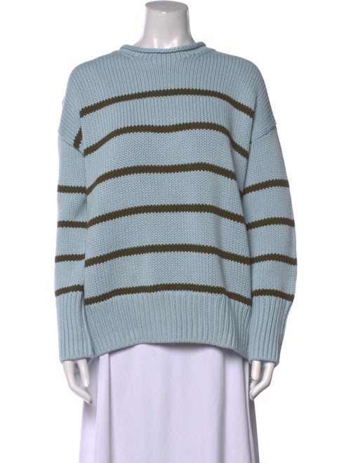 La Ligne Striped Crew Neck Sweatshirt