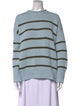 La Ligne Striped Crew Neck Sweatshirt