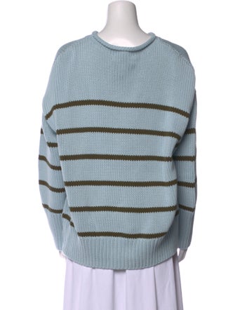 La Ligne Striped Crew Neck Sweatshirt