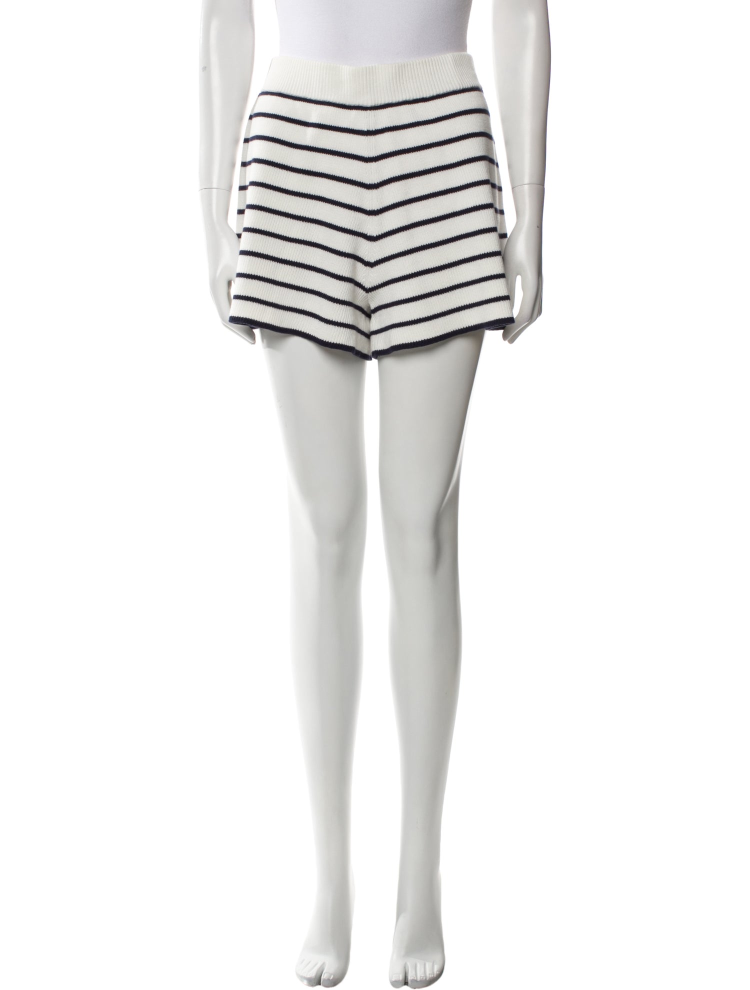 La Ligne Striped Mini Shorts