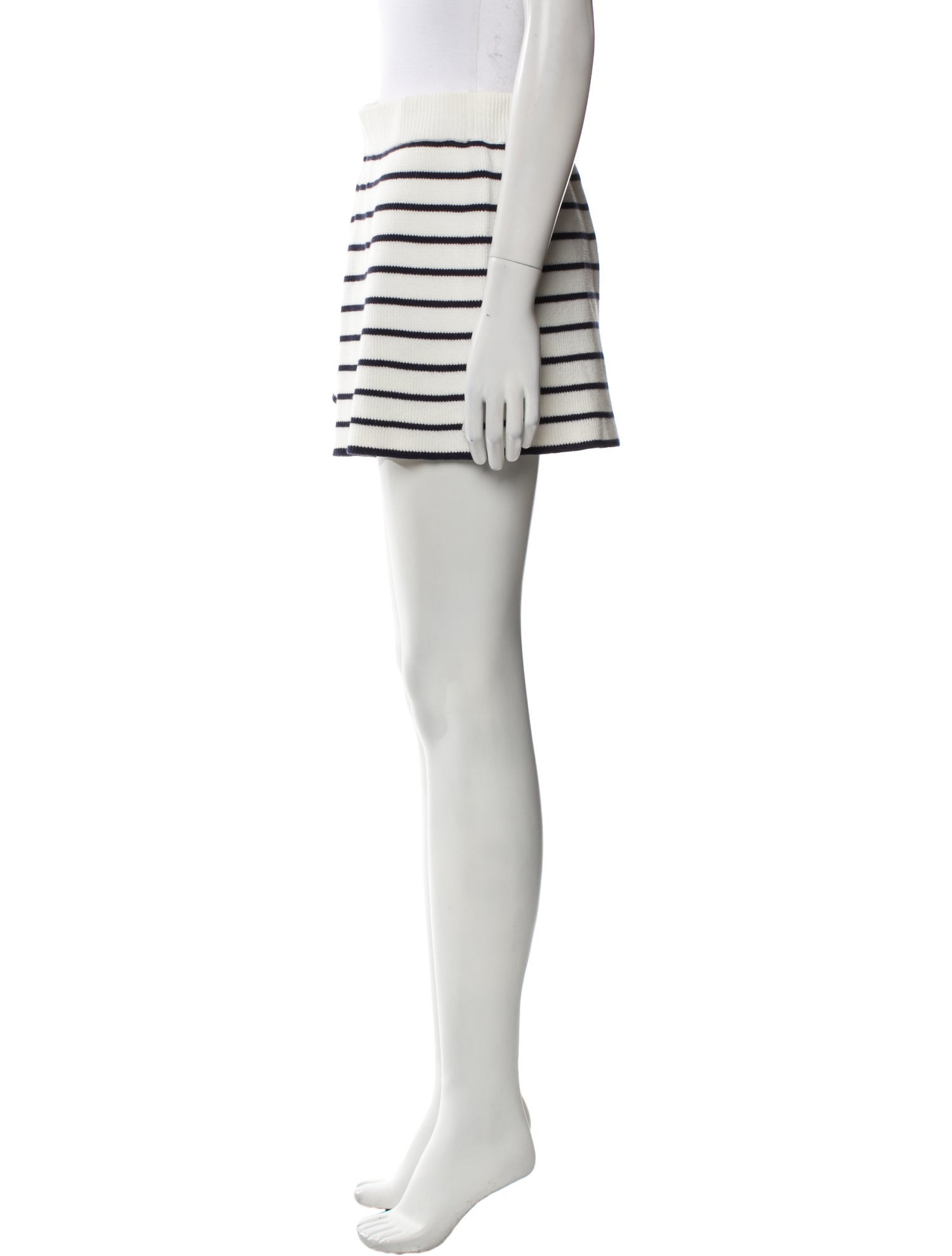 La Ligne Striped Mini Shorts