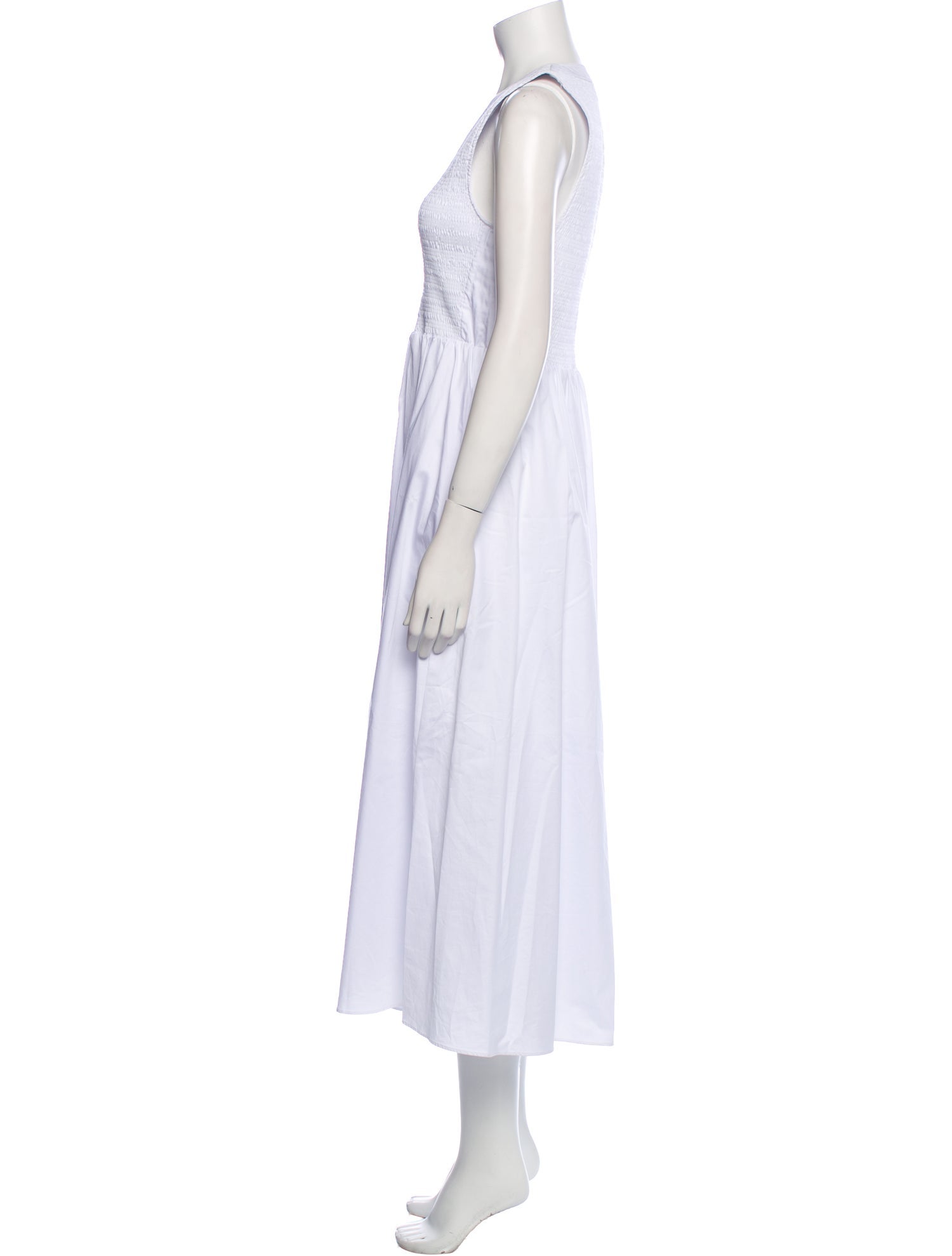 La Ligne V-Neck Long Dress