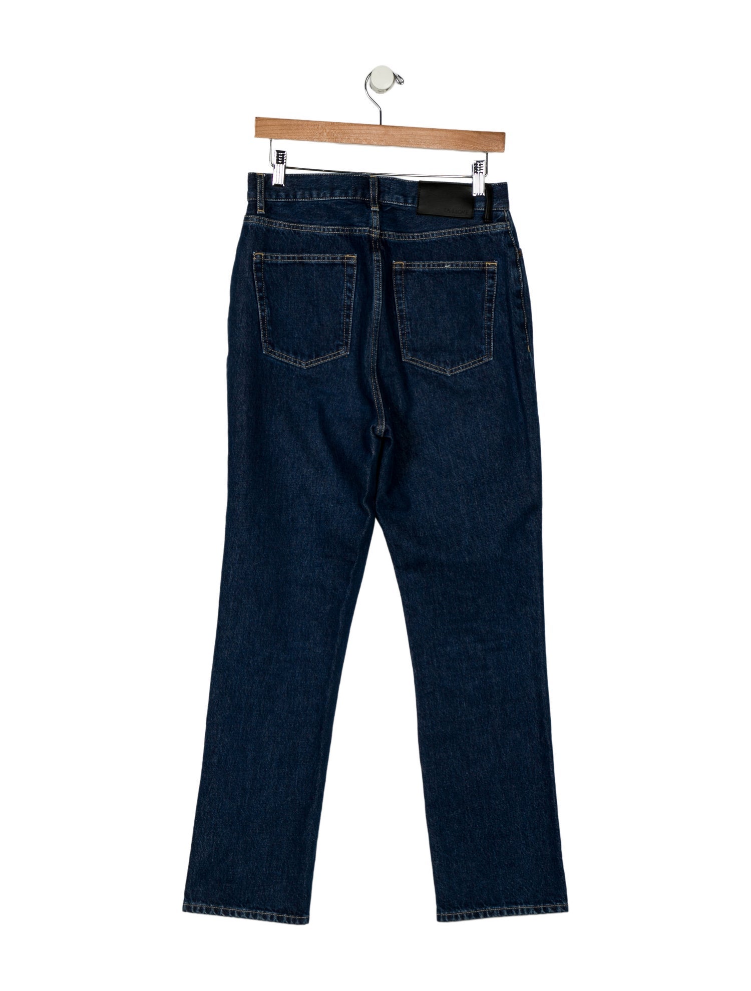 La Ligne High-Rise Straight Leg Jeans