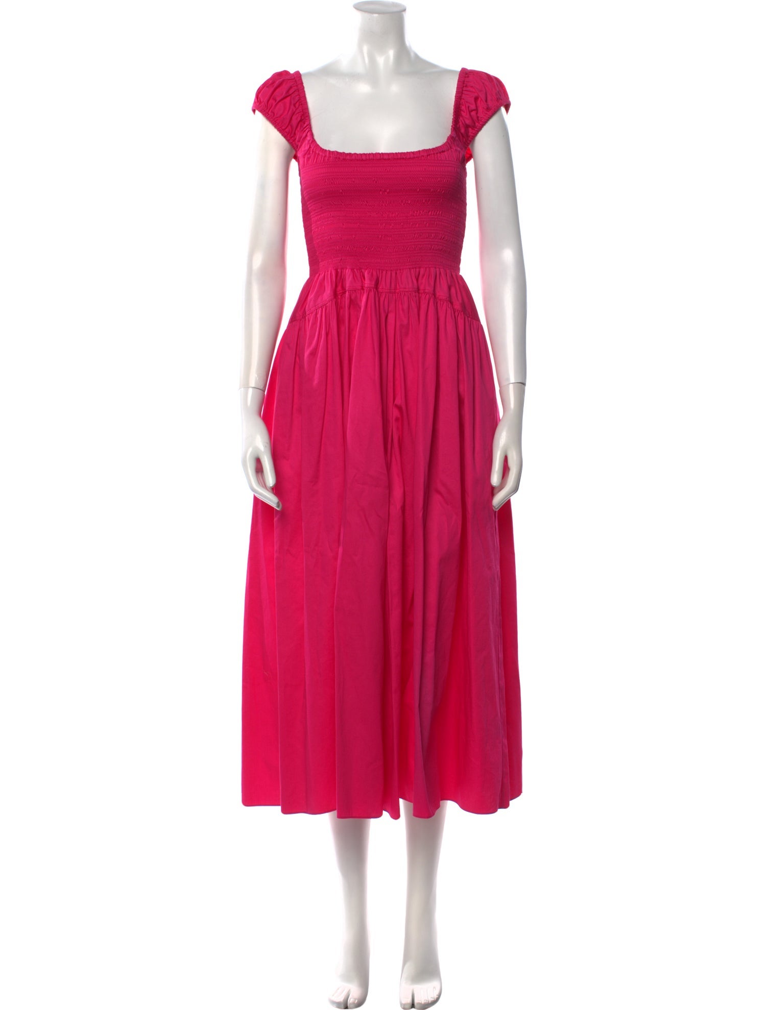 La Ligne Square Neckline Long Dress