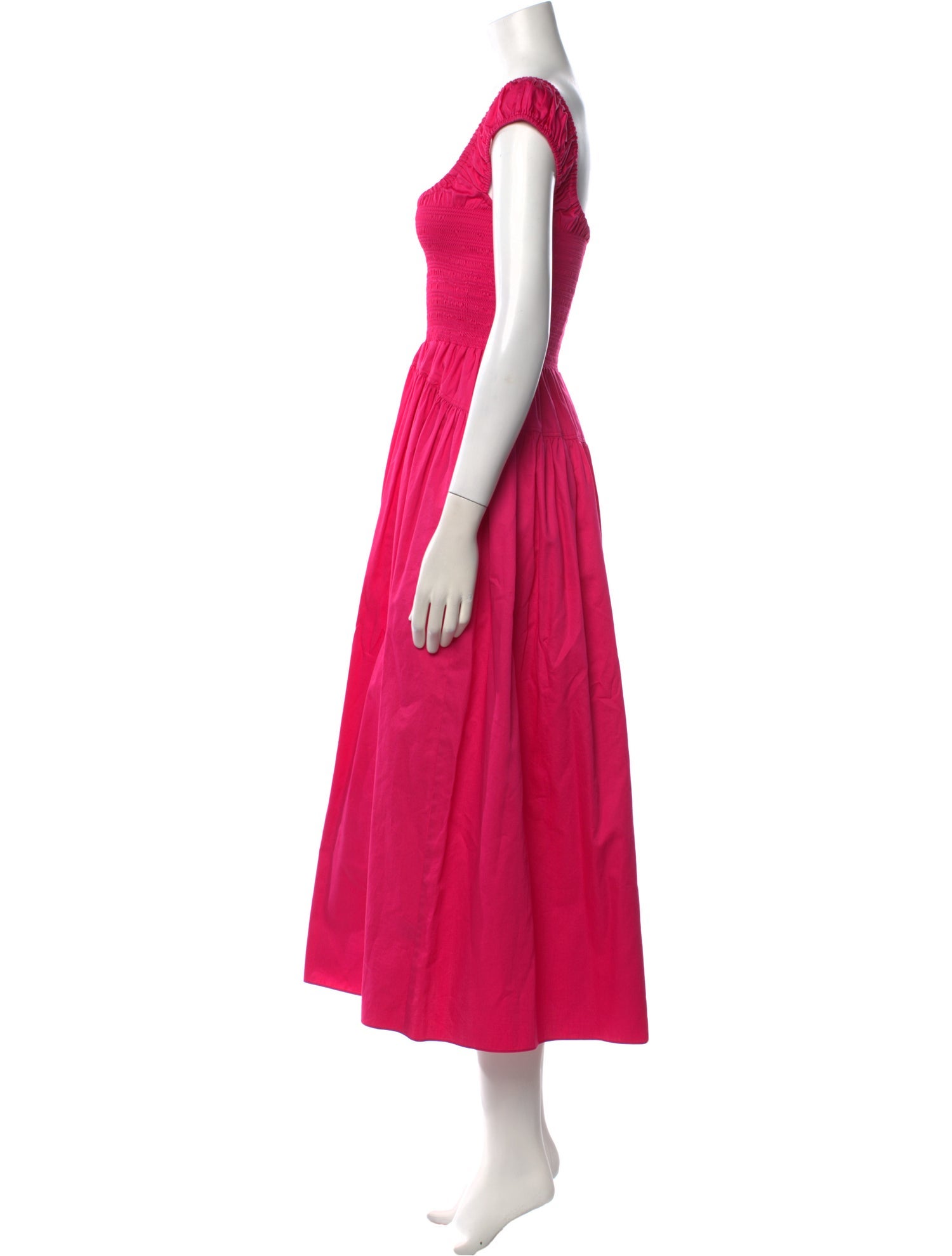 La Ligne Square Neckline Long Dress
