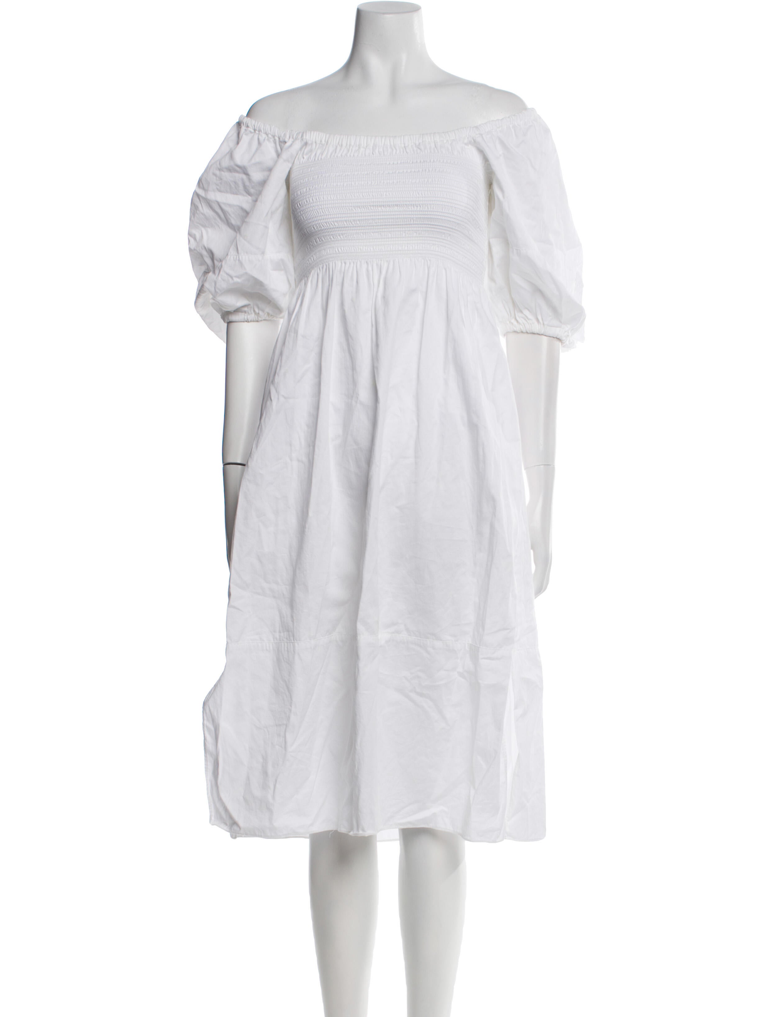 La Ligne Off-The-Shoulder Midi Length Dress