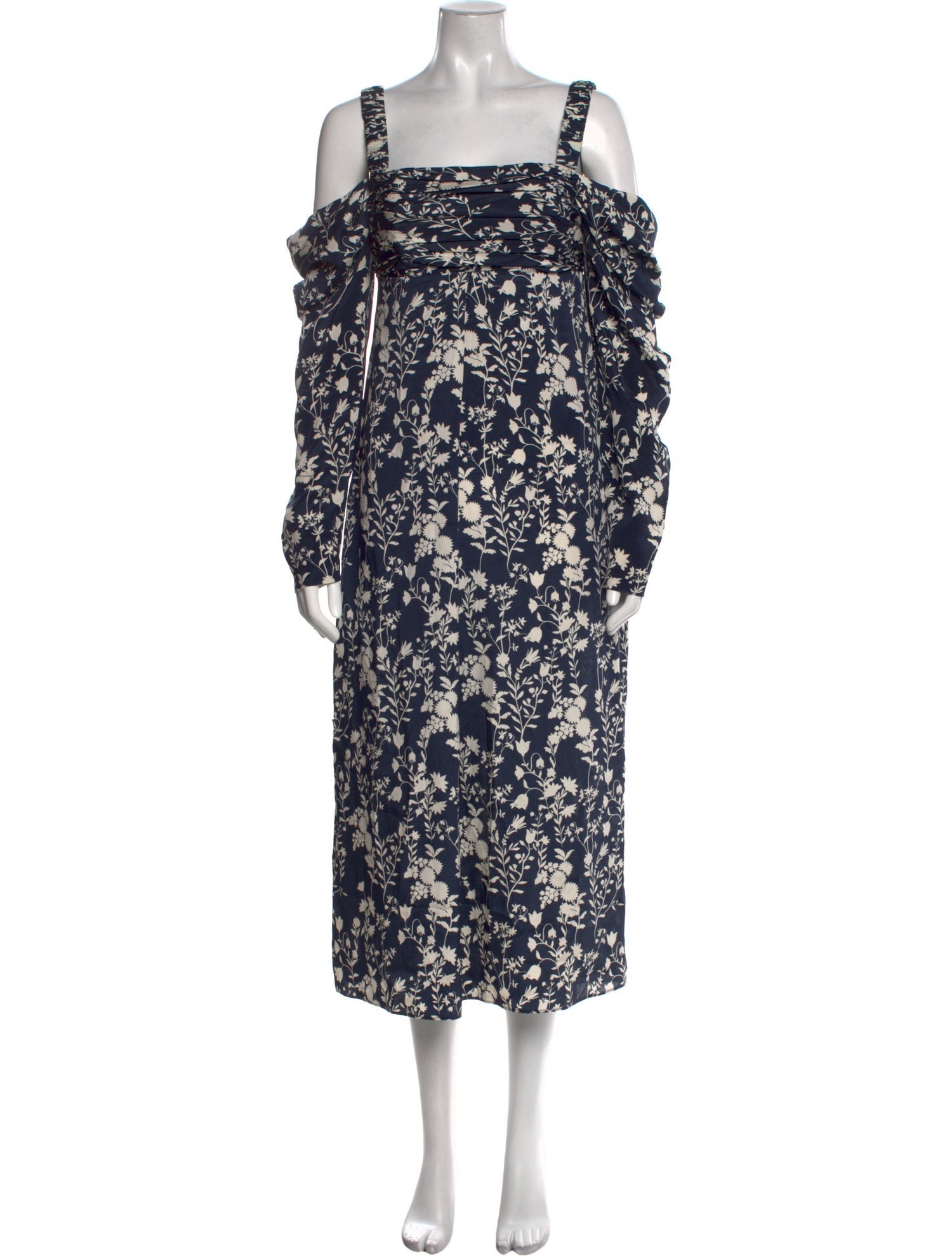 La Ligne Silk Midi Length Dress