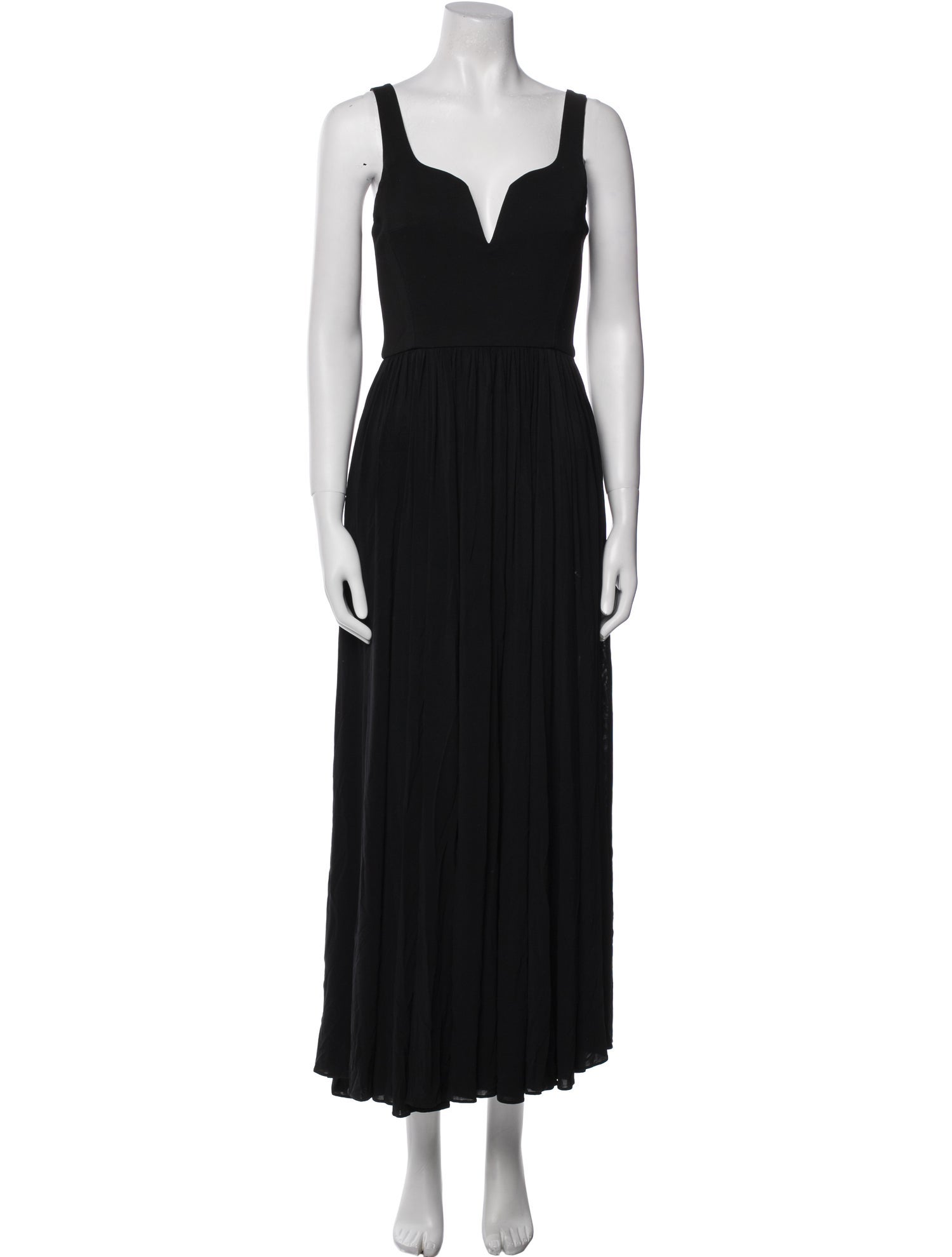 La Ligne V-Neck Long Dress