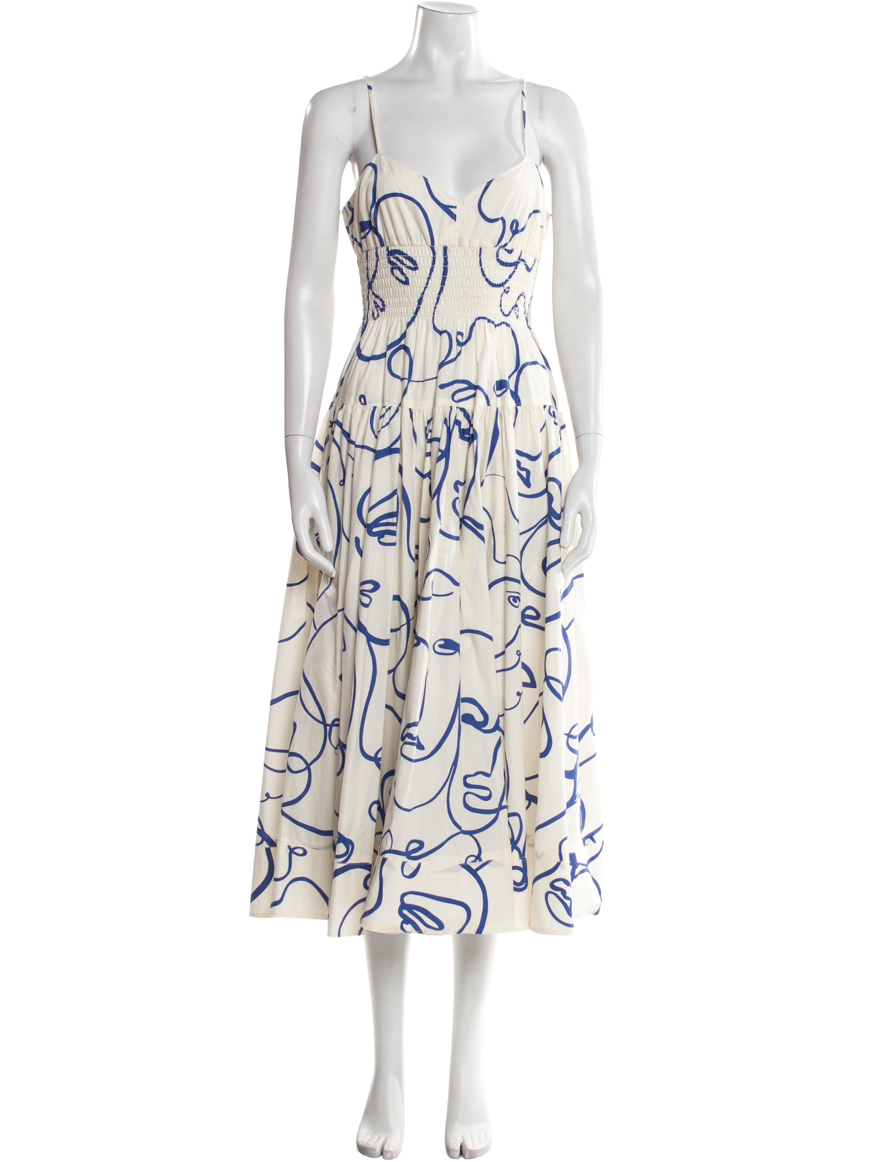 La Ligne Floral Print Long Dress