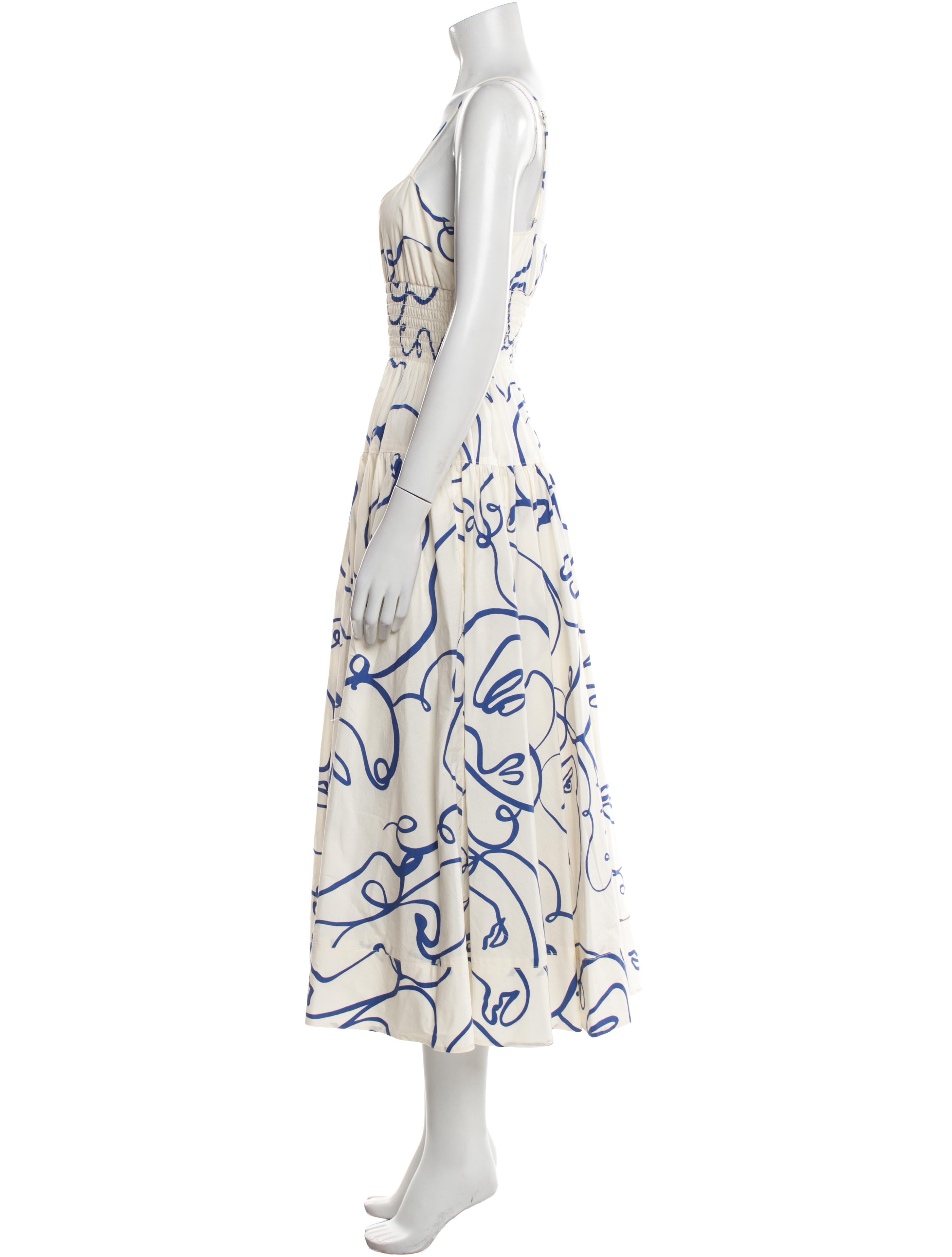 La Ligne Floral Print Long Dress