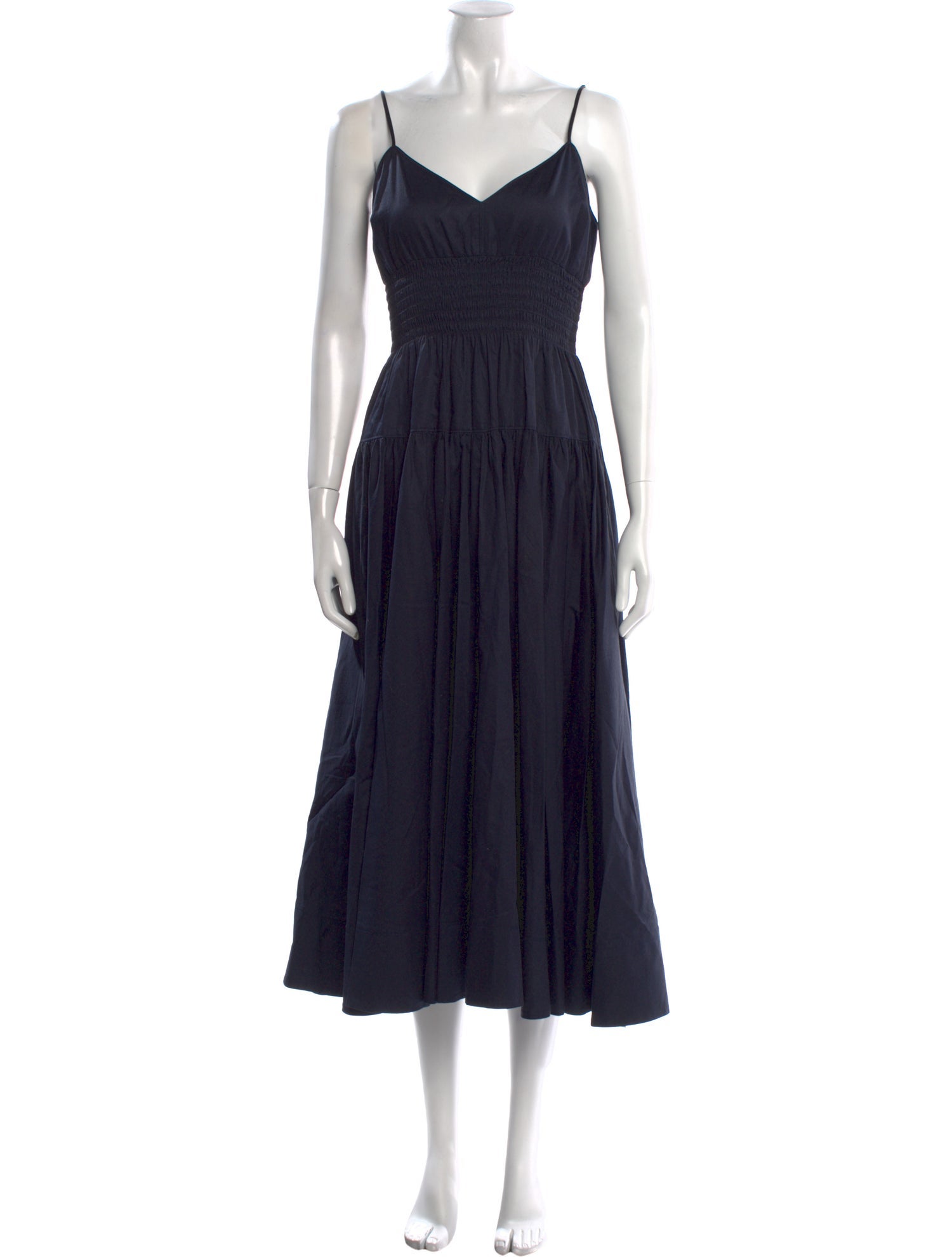 La Ligne V-Neck Long Dress