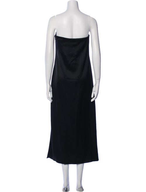 La Ligne Strapless Midi Length Dress