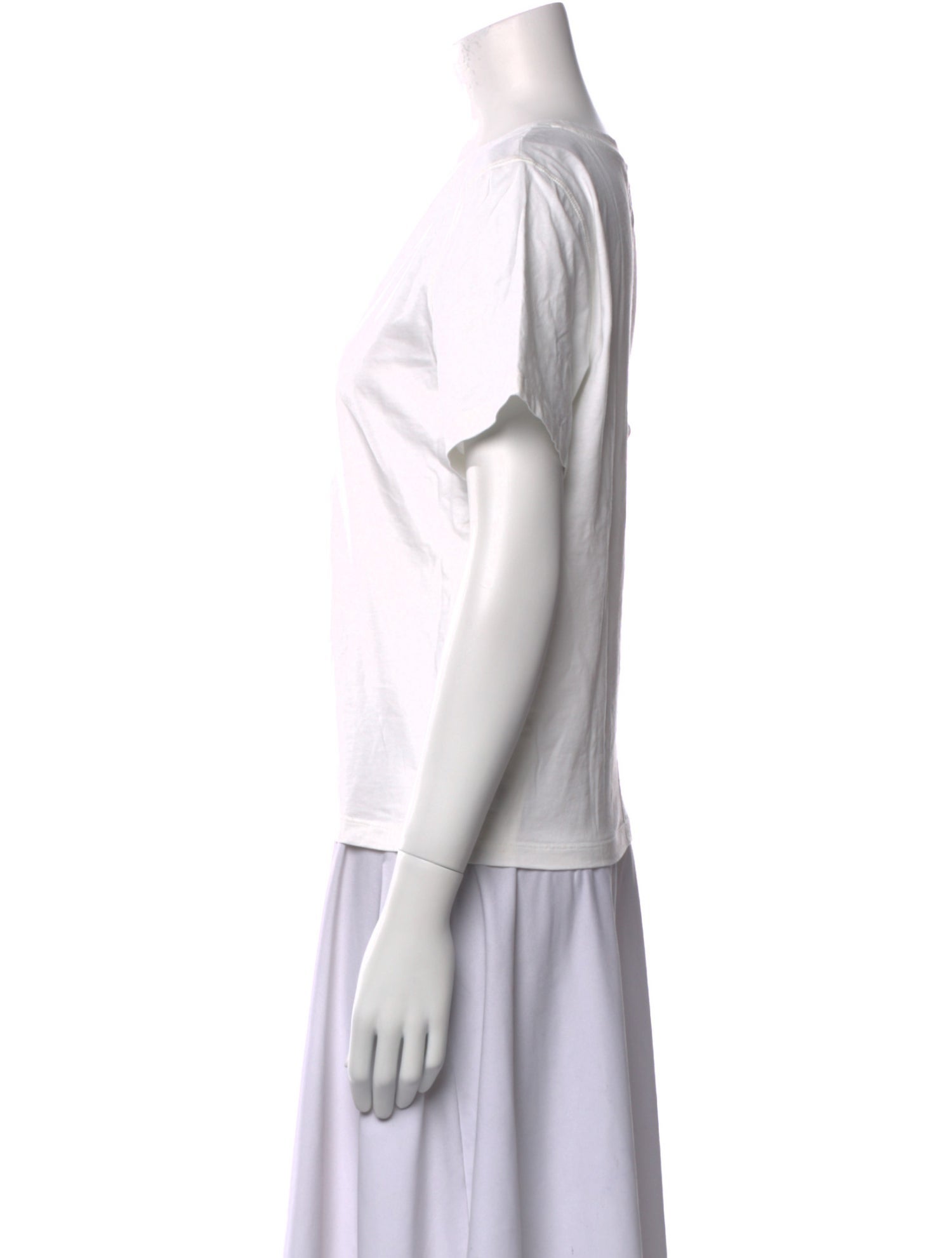 La Ligne Bateau Neckline Short Sleeve T-Shirt