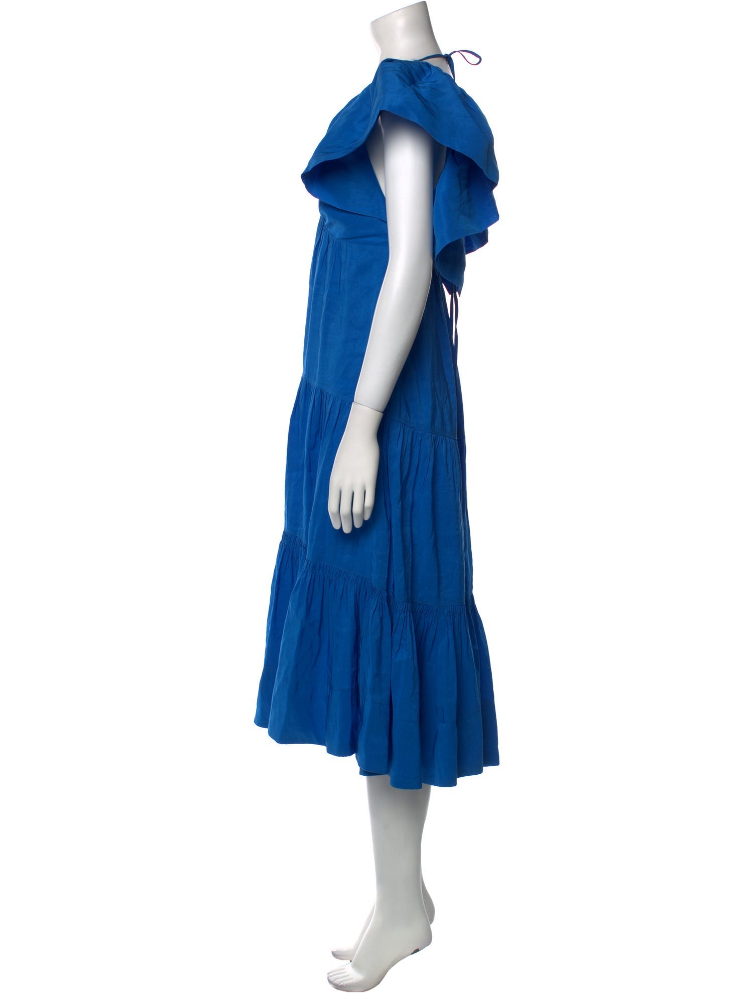 La Ligne V-Neck Long Dress