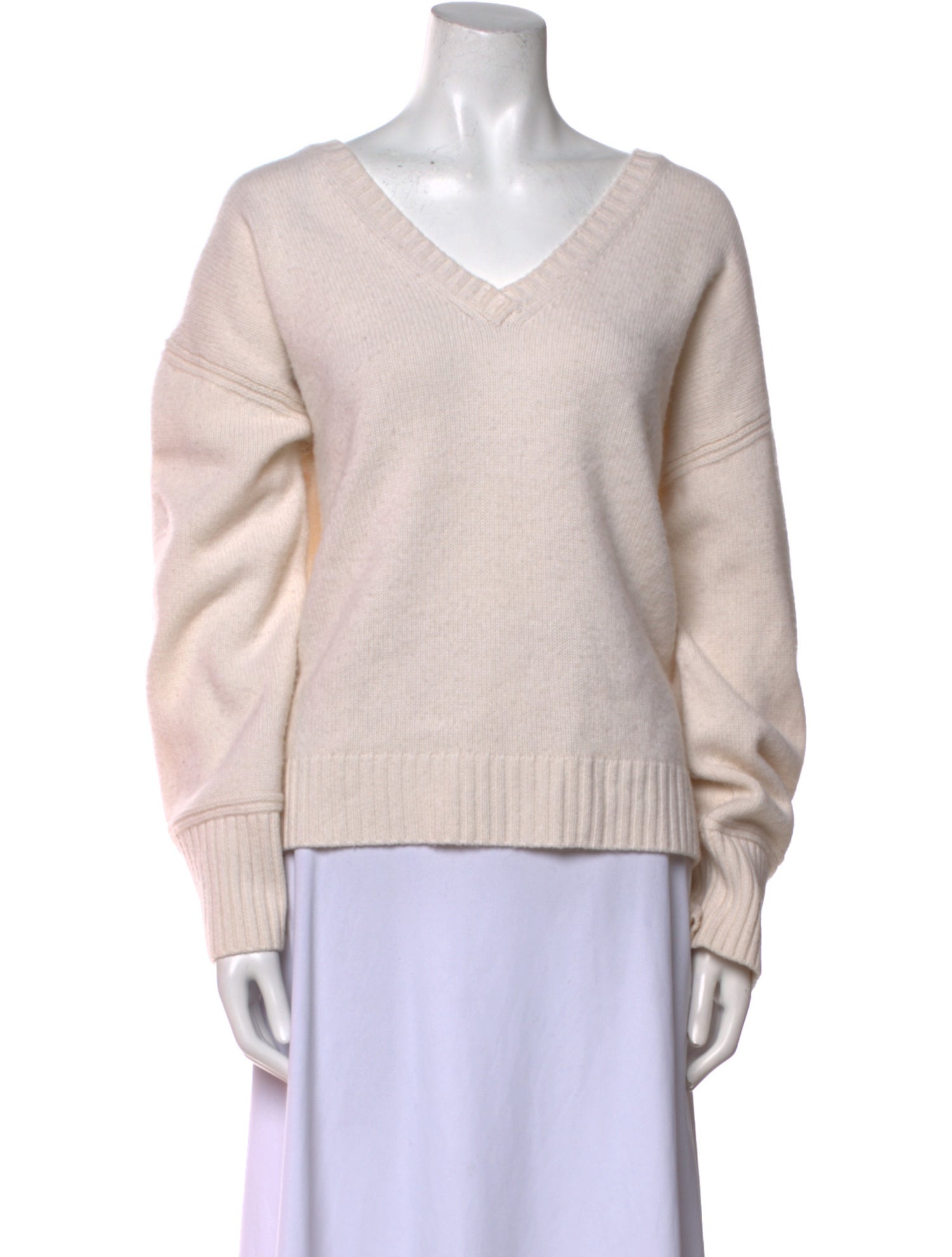 La Ligne Cashmere V-Neck Sweater
