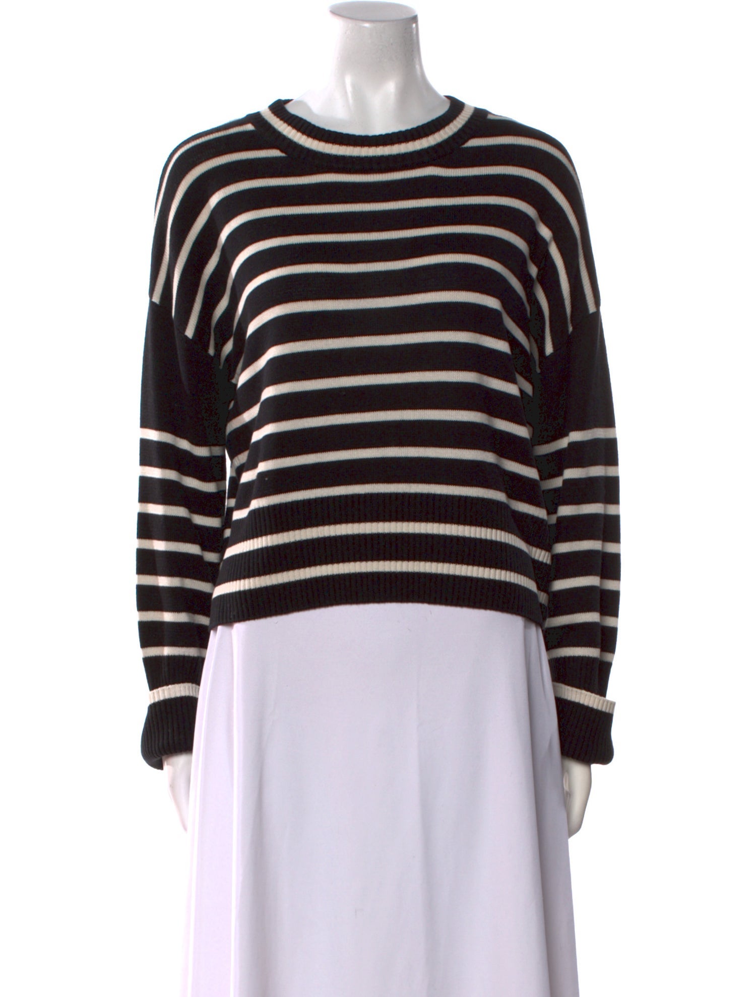 La Ligne Striped Crew Neck Sweater