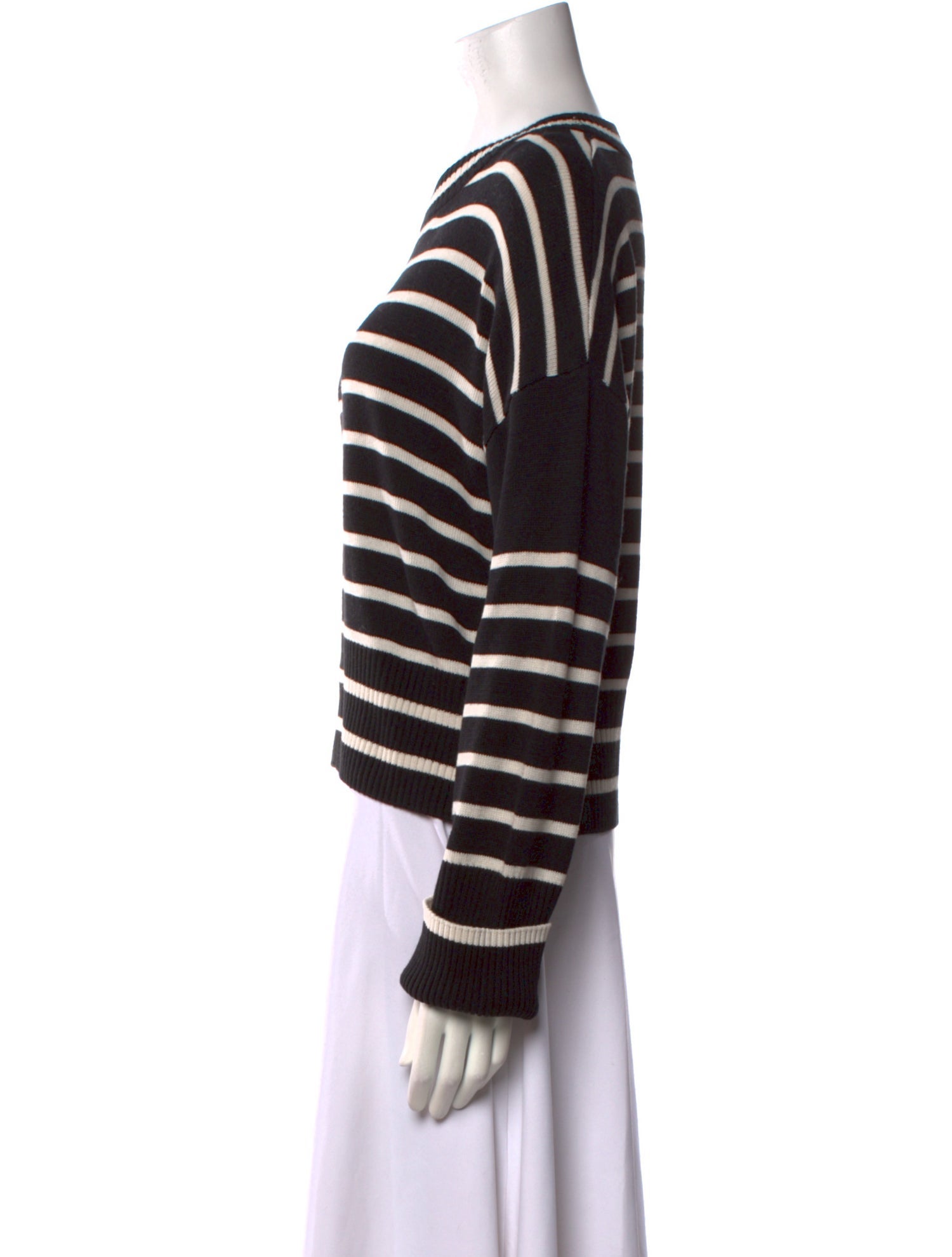 La Ligne Striped Crew Neck Sweater