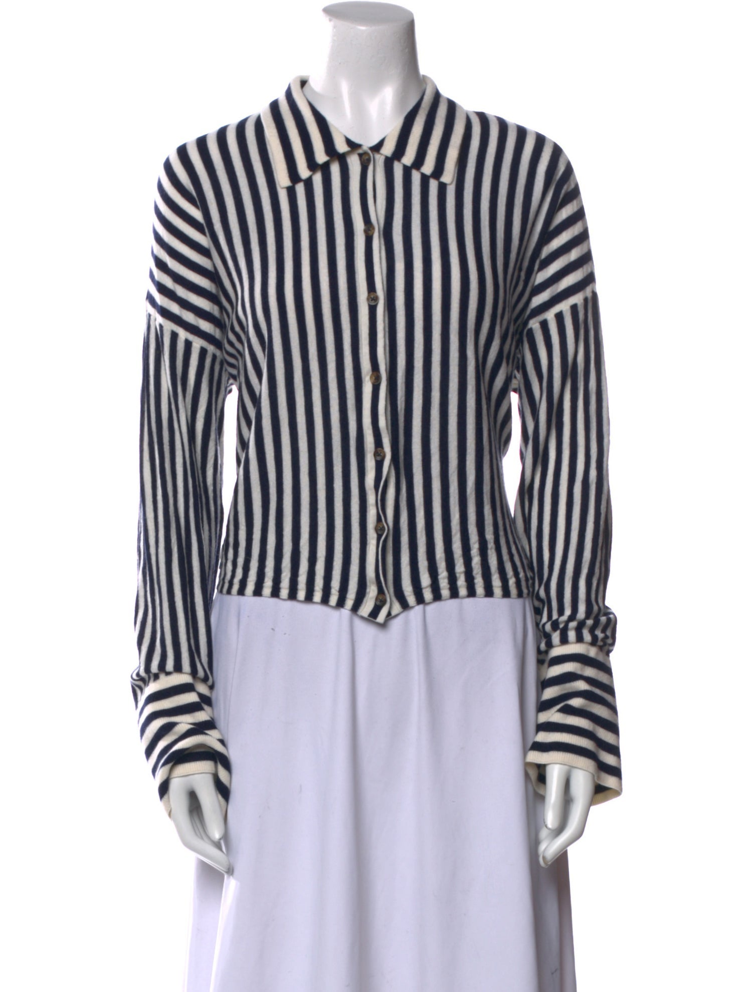 La Ligne Merino Wool Striped Sweater