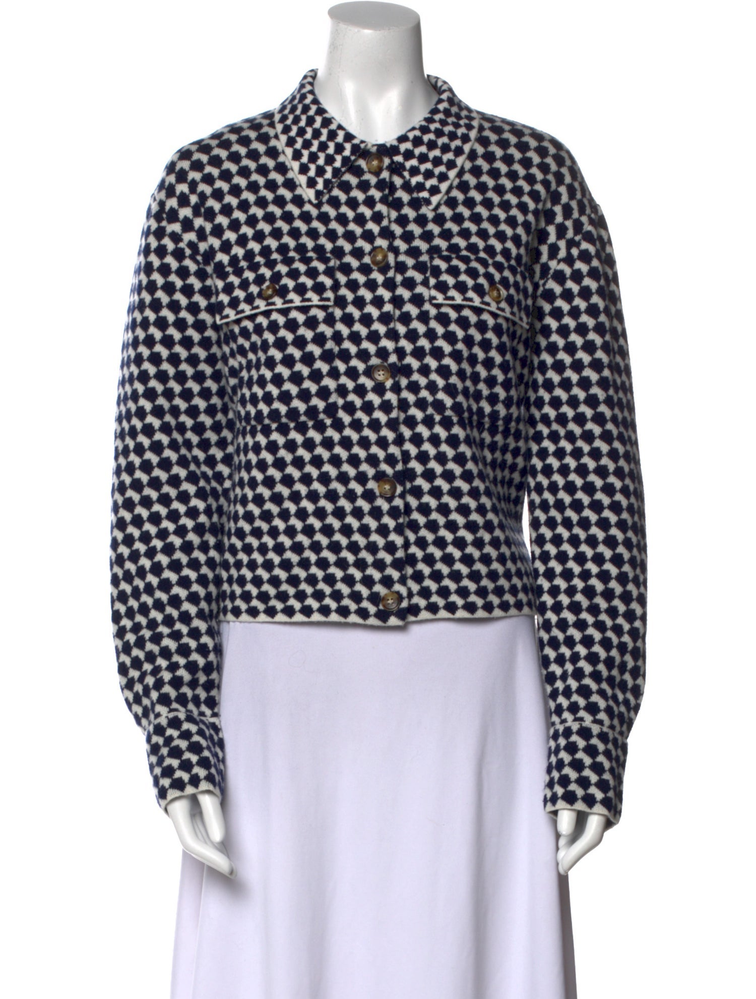 La Ligne Wool Printed Sweater