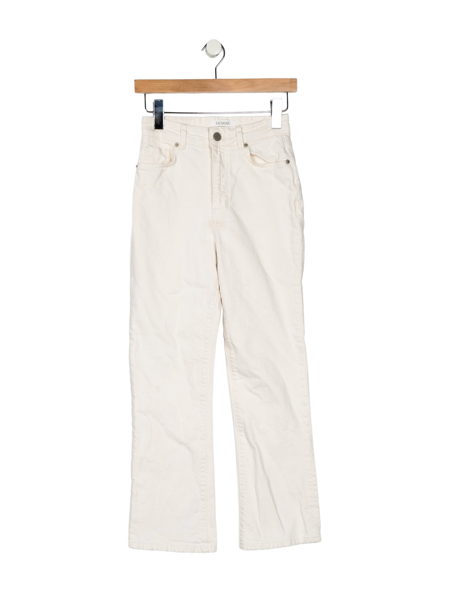 La Ligne Mid-Rise Wide Leg Jeans