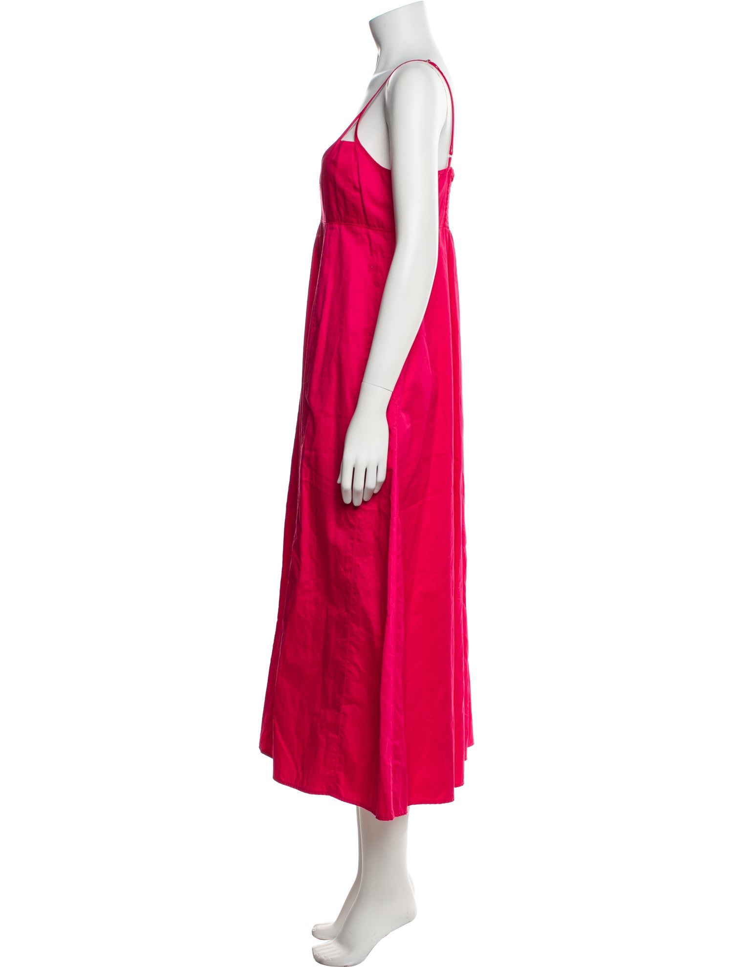 La Ligne Scoop Neck Midi Length Dress