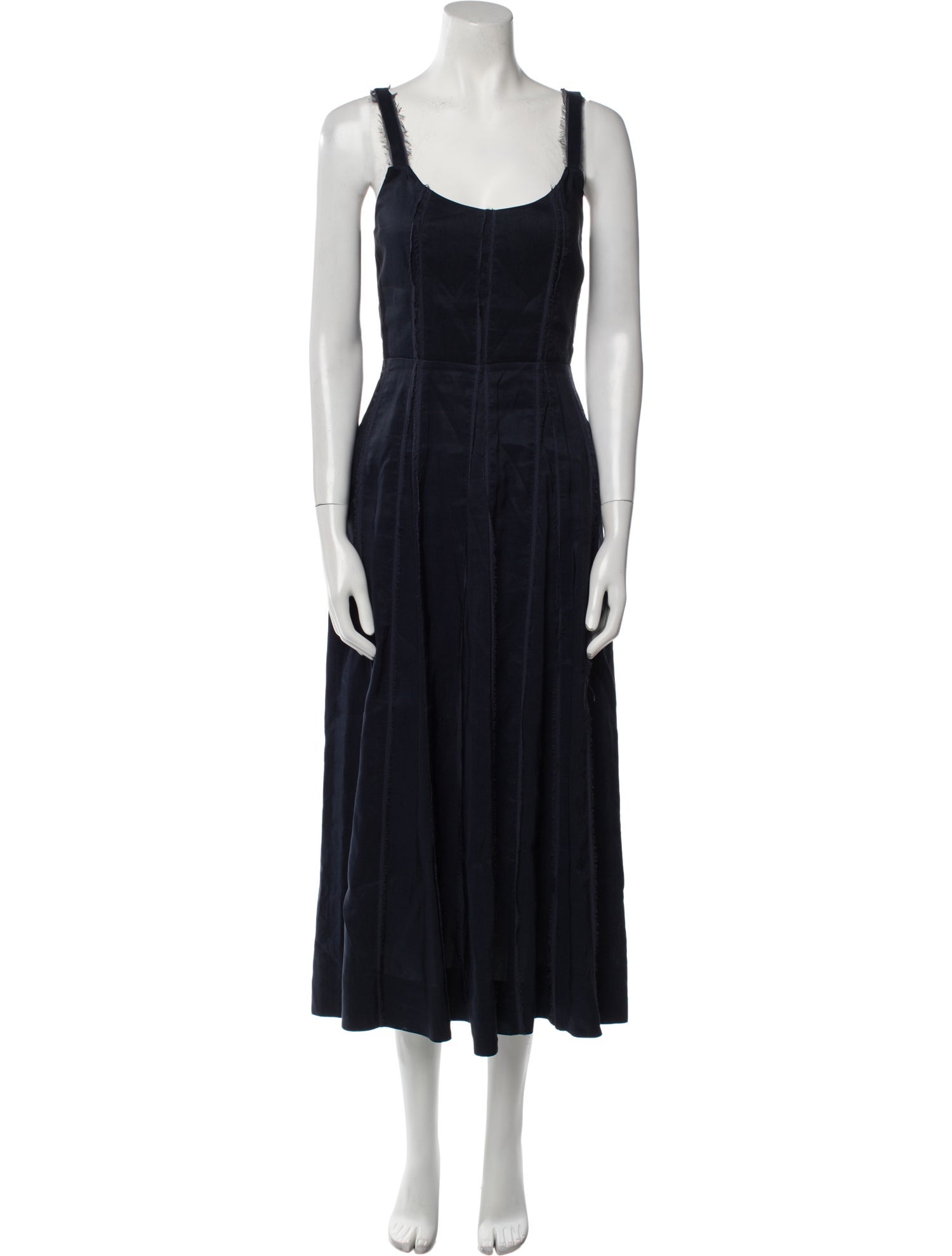 La Ligne Scoop Neck Long Dress