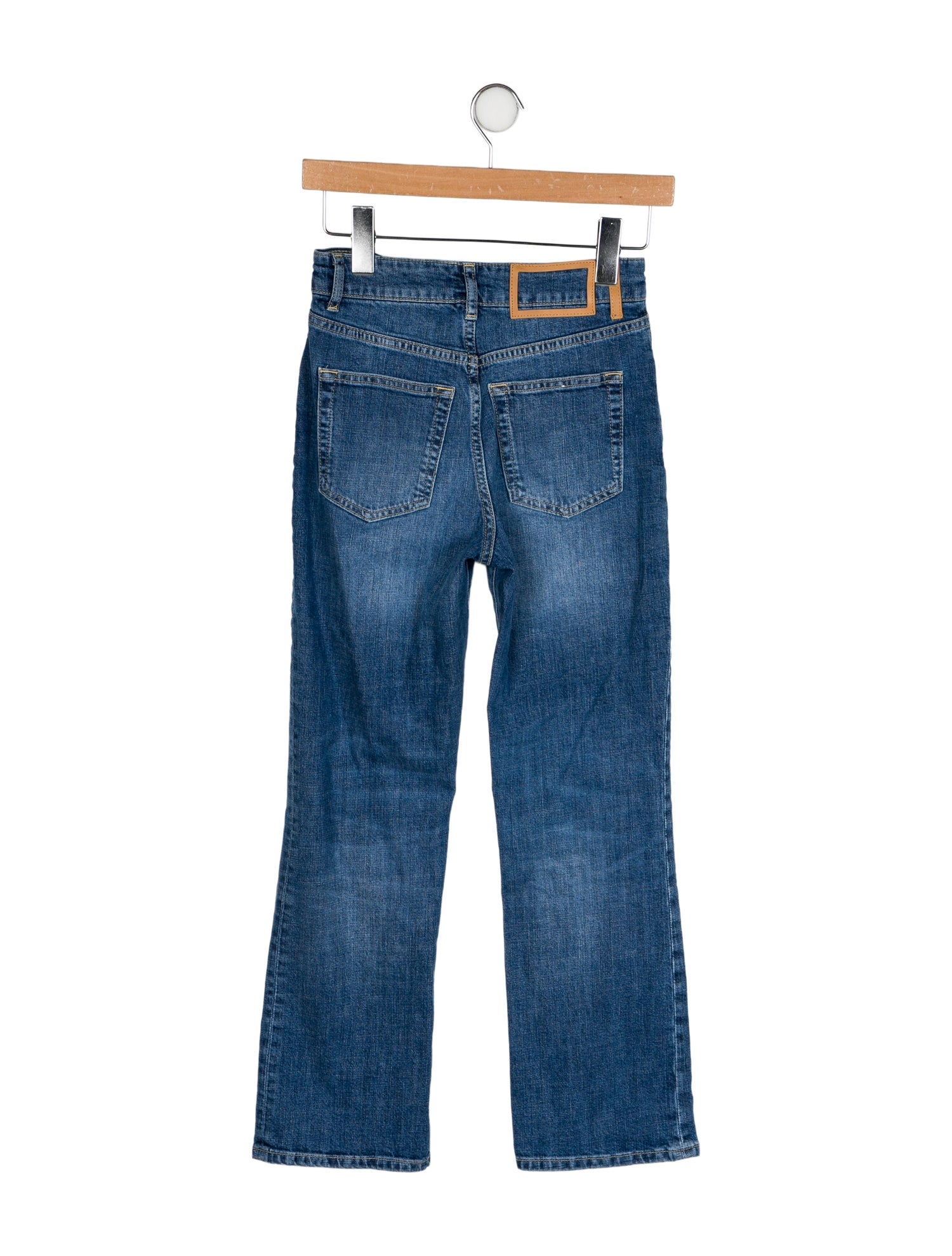 La Ligne Mid-Rise Straight Leg Jeans