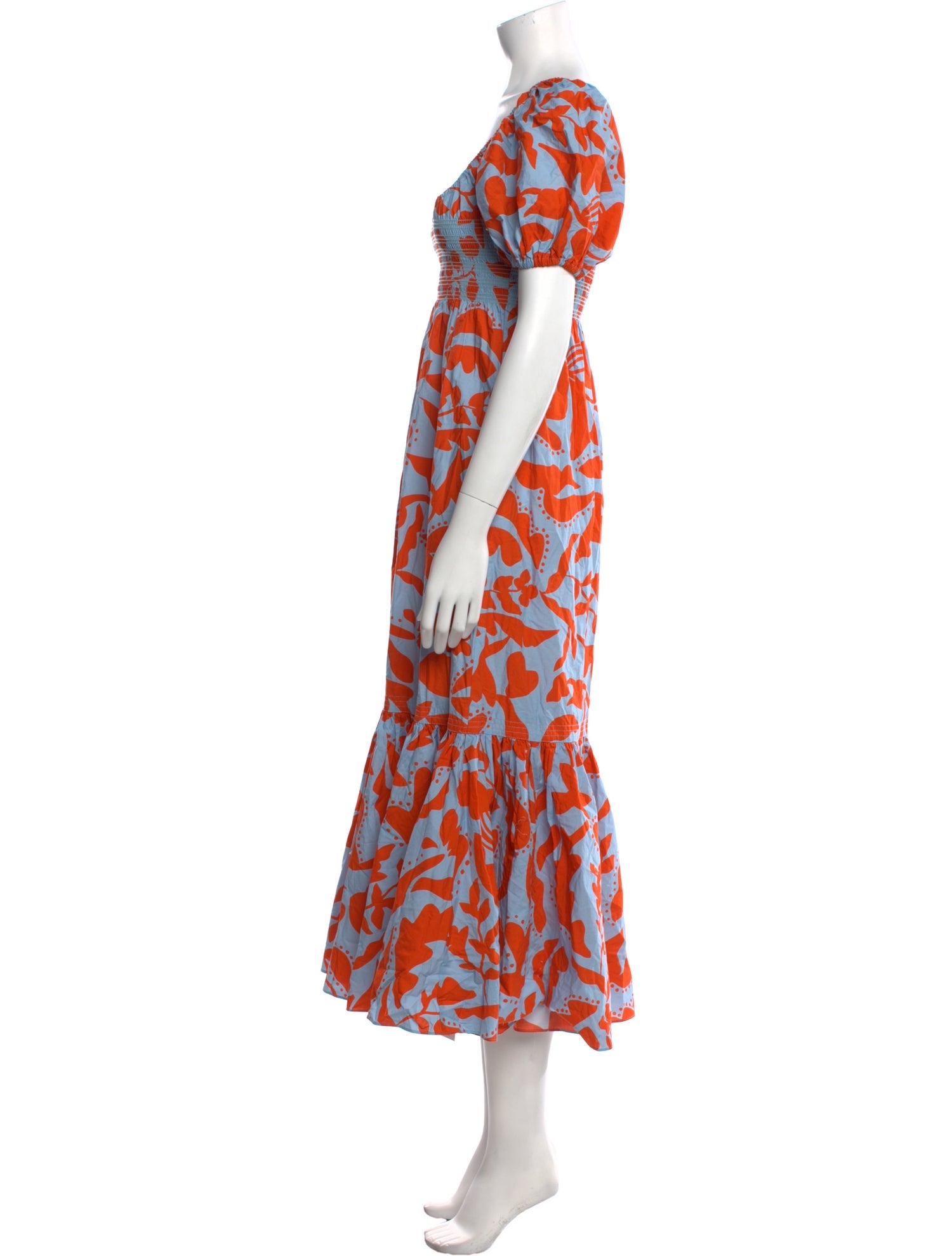 La Ligne Printed Midi Length Dress