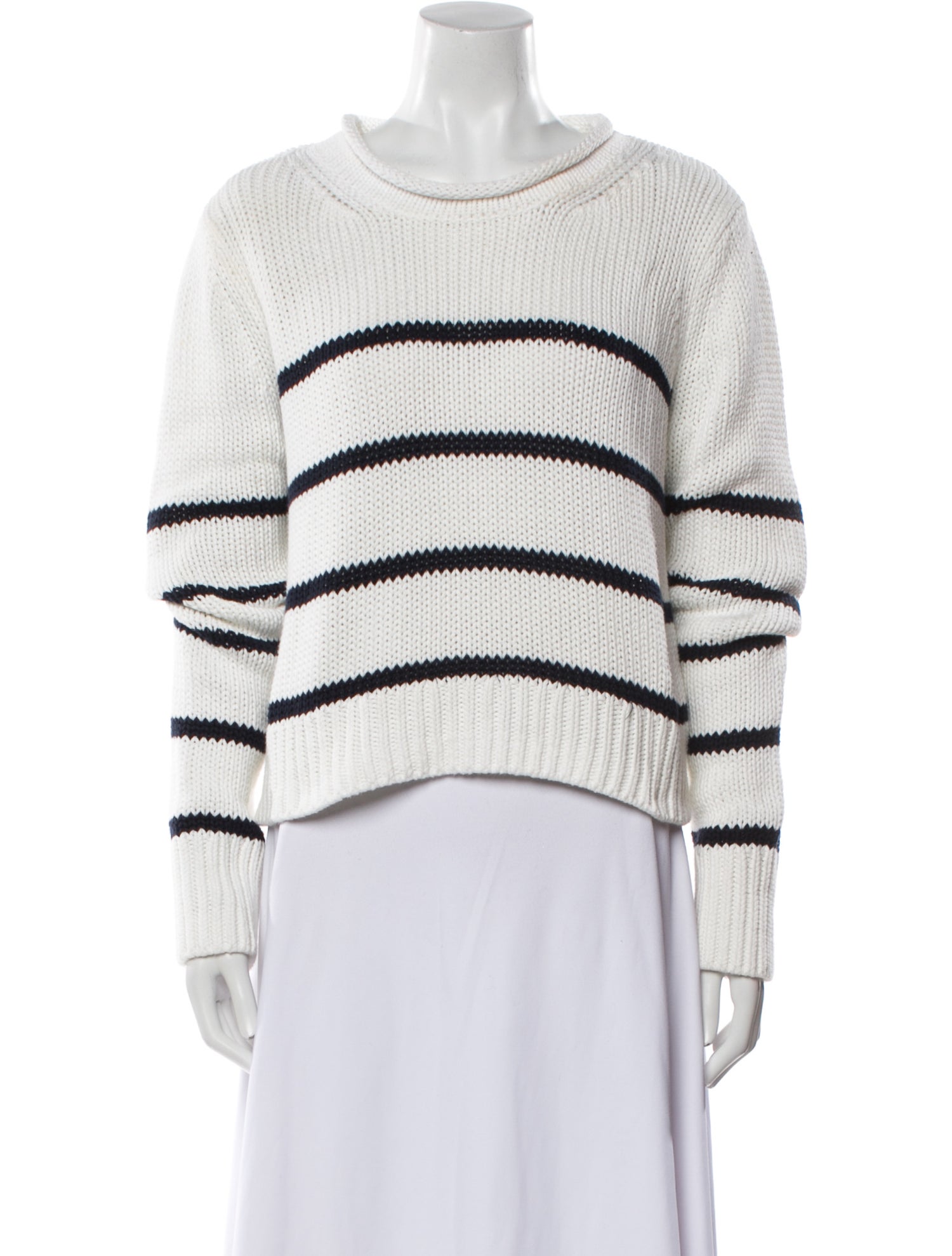 La Ligne Striped Scoop Neck Sweater