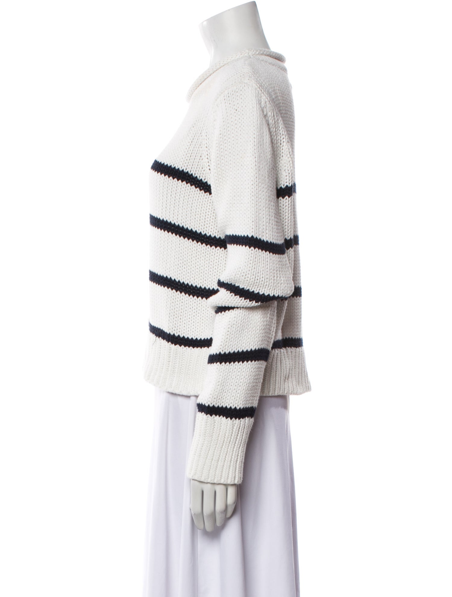 La Ligne Striped Scoop Neck Sweater