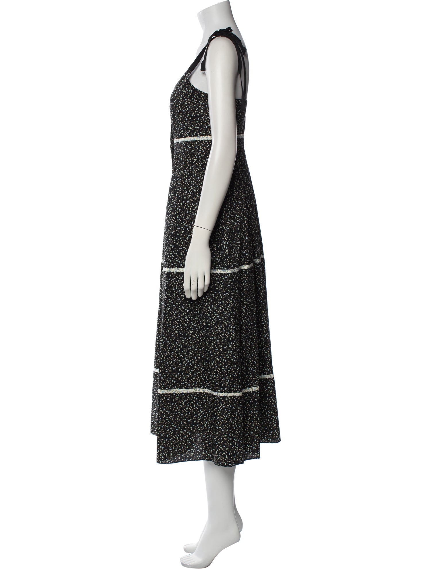 La Ligne Printed Long Dress