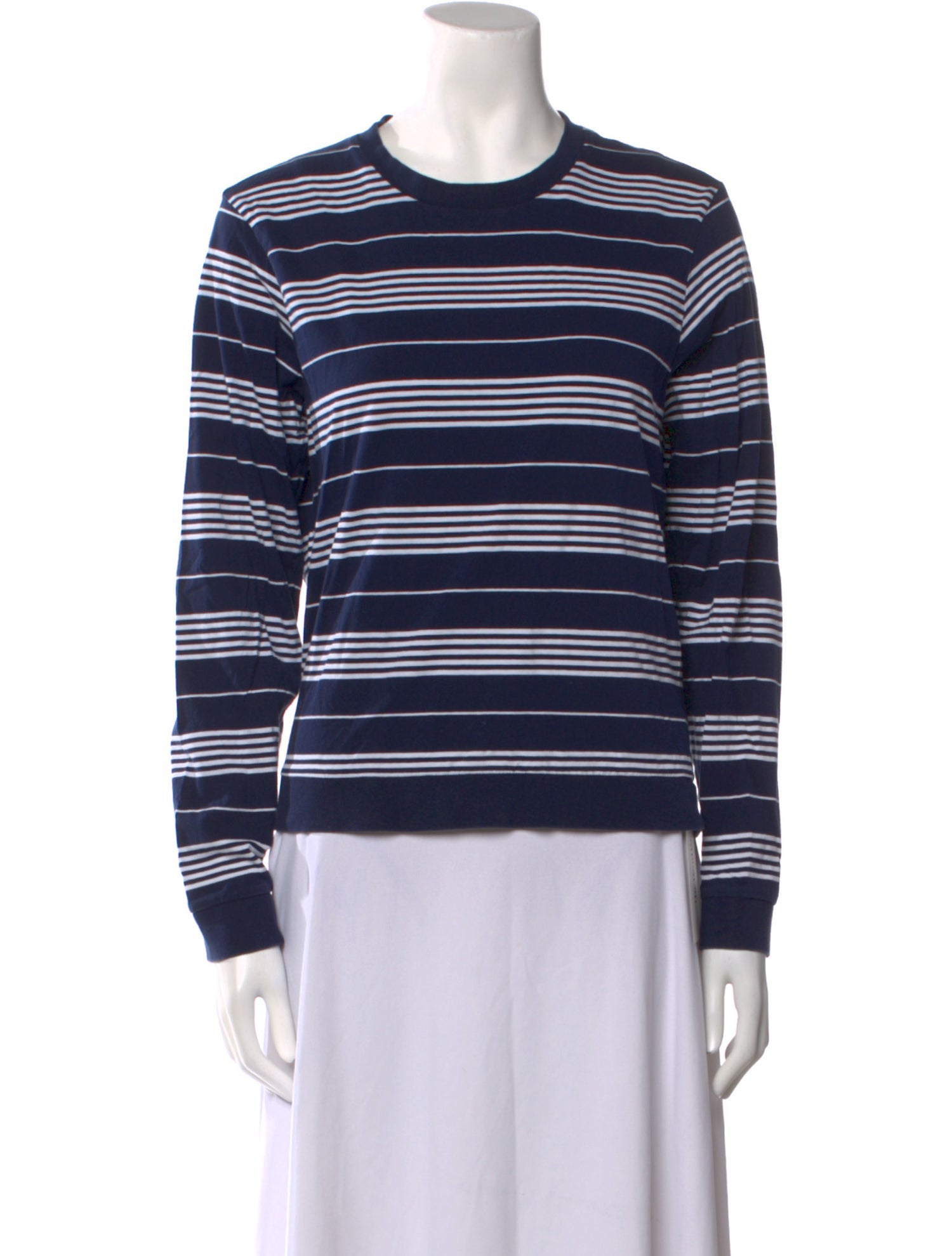 La Ligne Striped Crew Neck Sweatshirt
