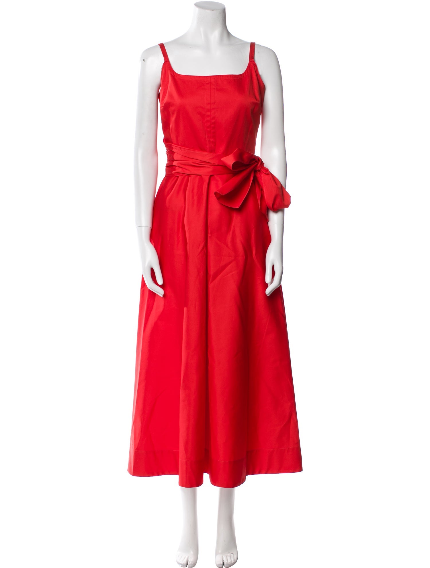 La Ligne Square Neckline Long Dress