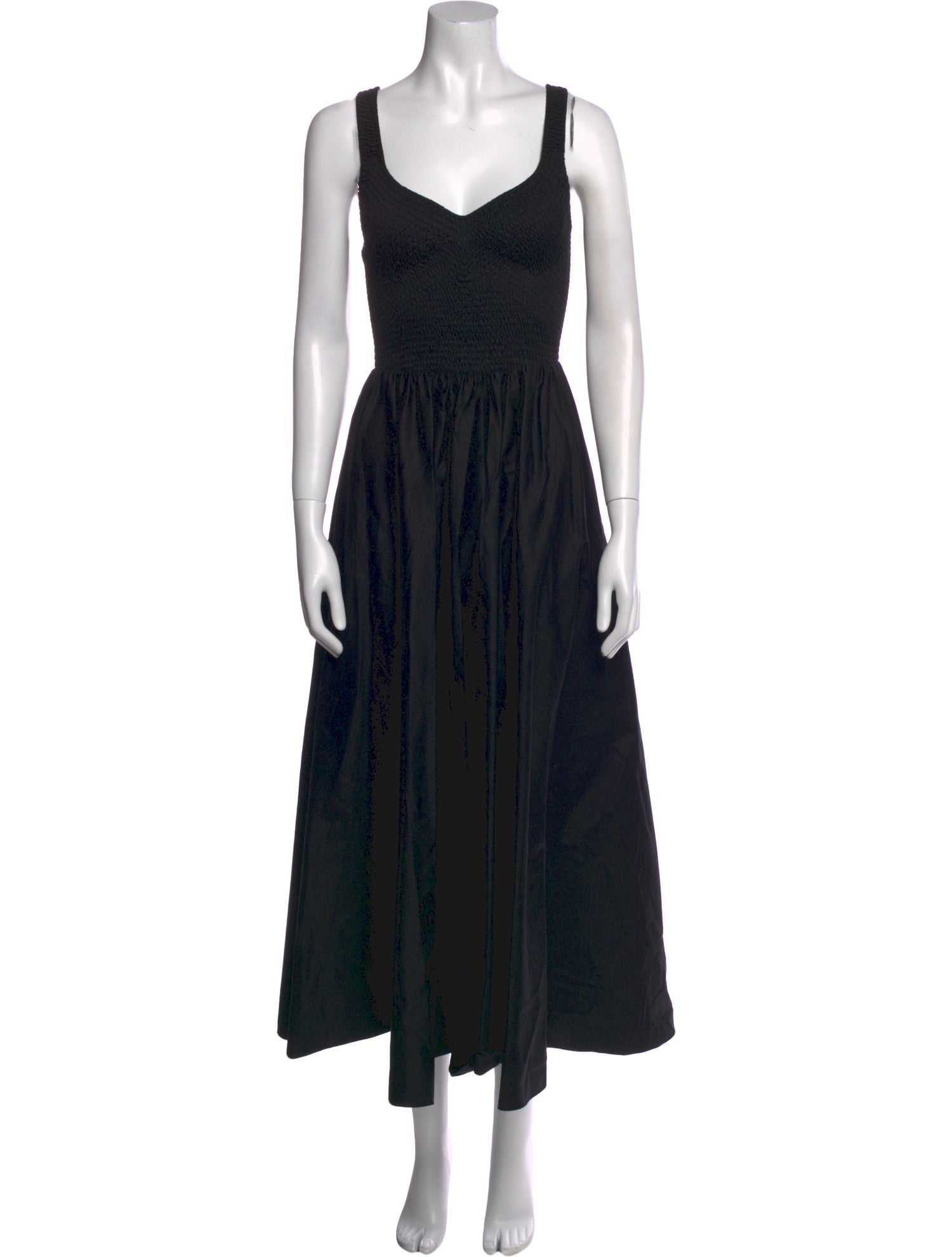 La Ligne V-Neck Long Dress