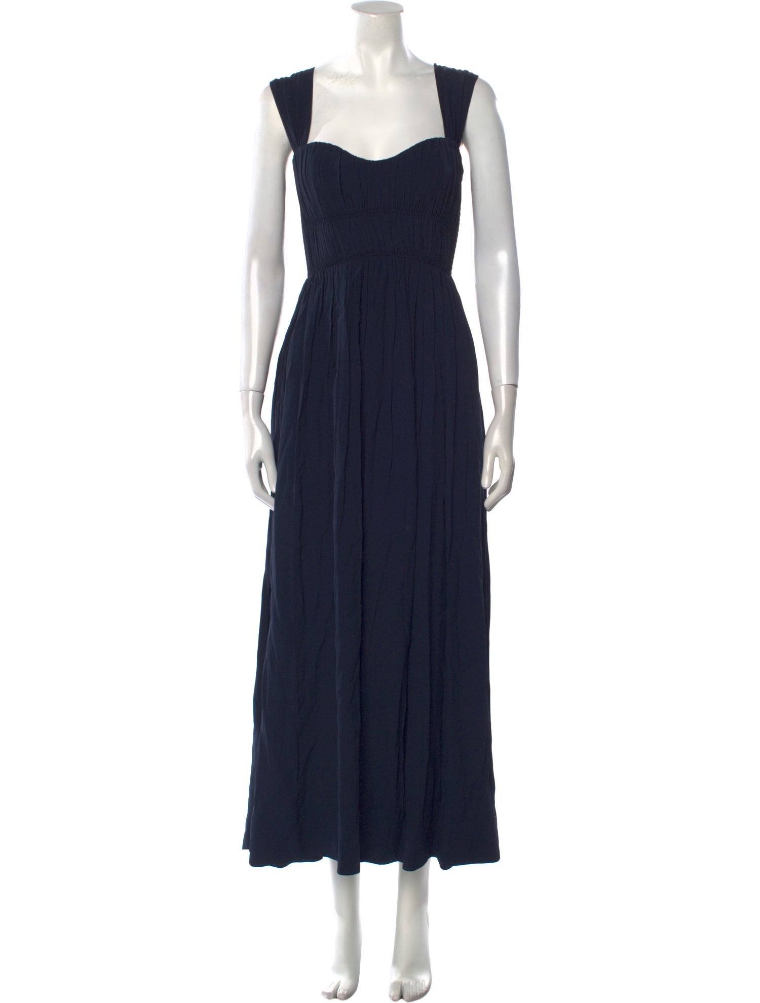 La Ligne Square Neckline Long Dress