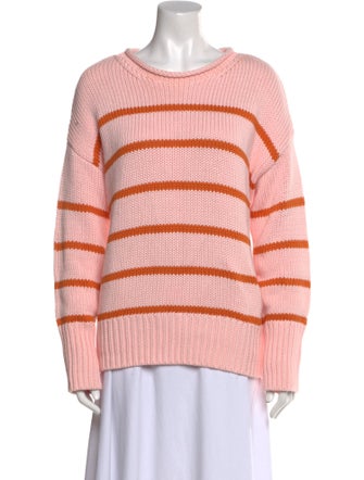 La Ligne Striped Scoop Neck Sweater