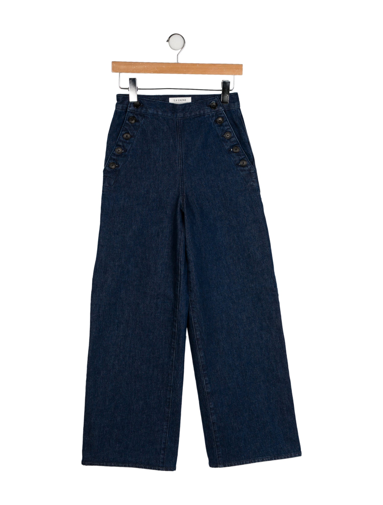 La Ligne High-Rise Wide Leg Jeans