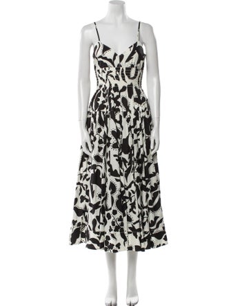 La Ligne Printed Long Dress