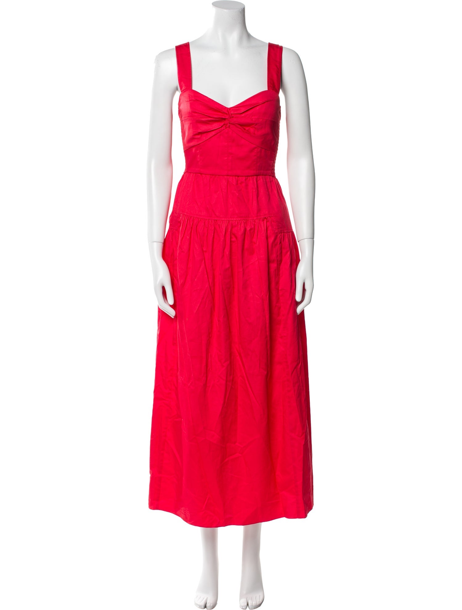 La Ligne V-Neck Long Dress